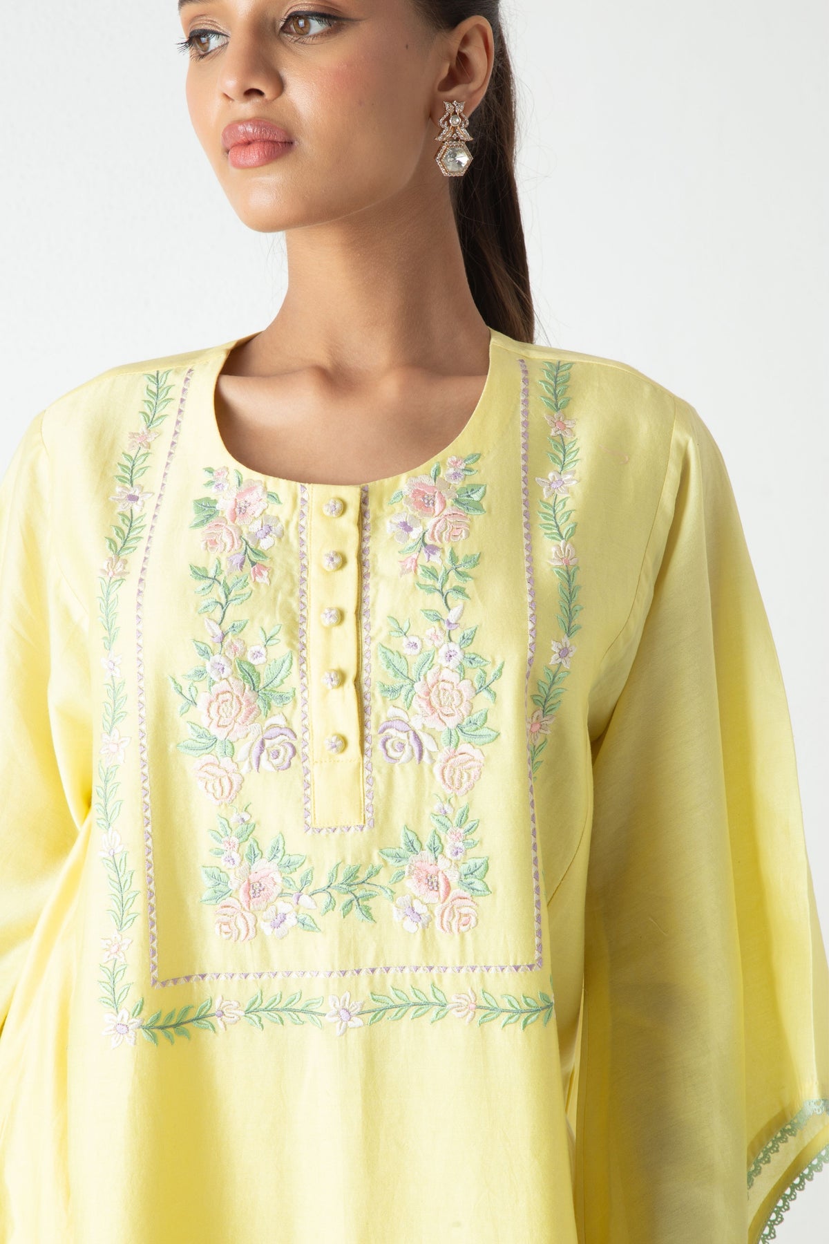 Yellow Cyra Kurta Set
