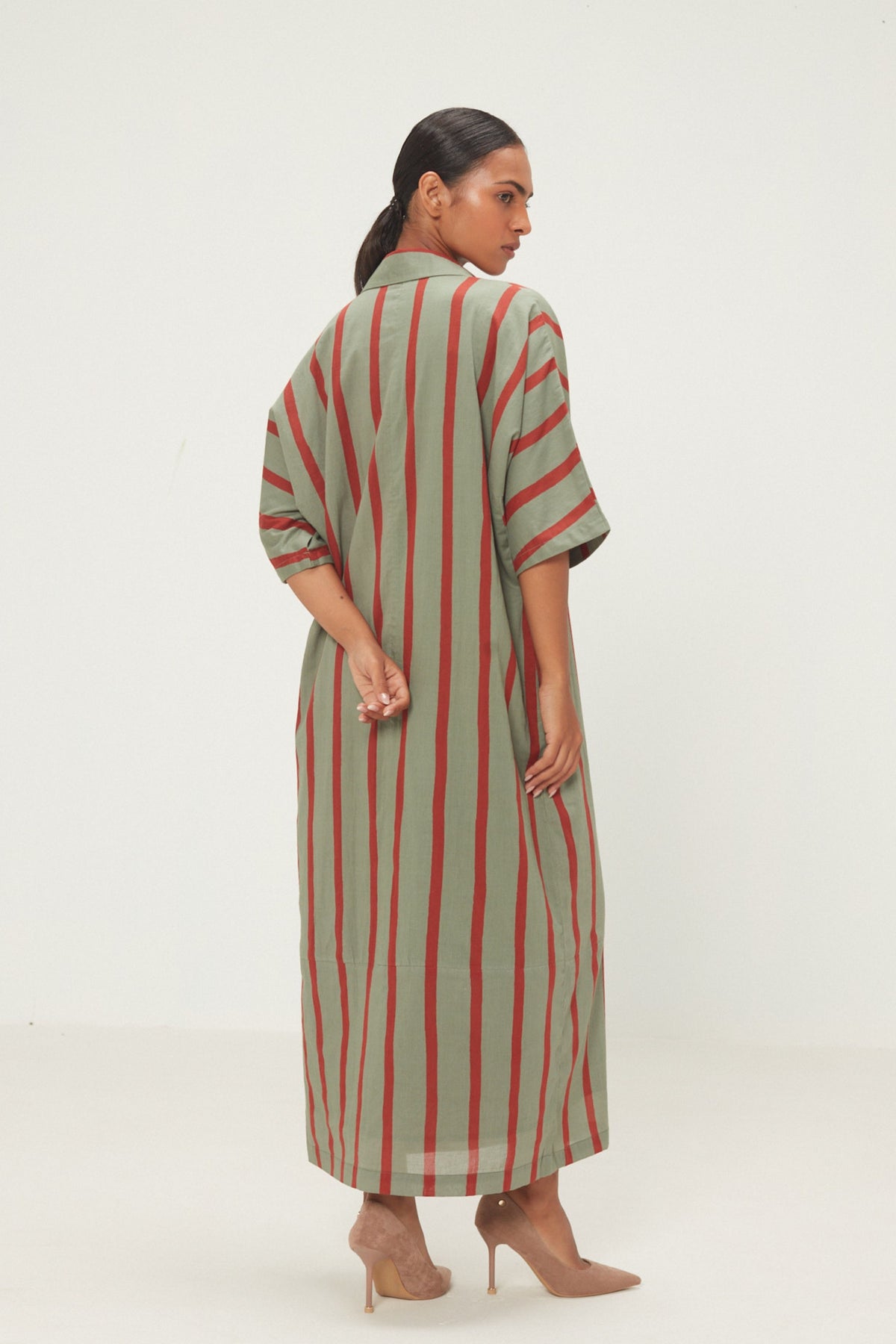 Parallel Shirt Dress