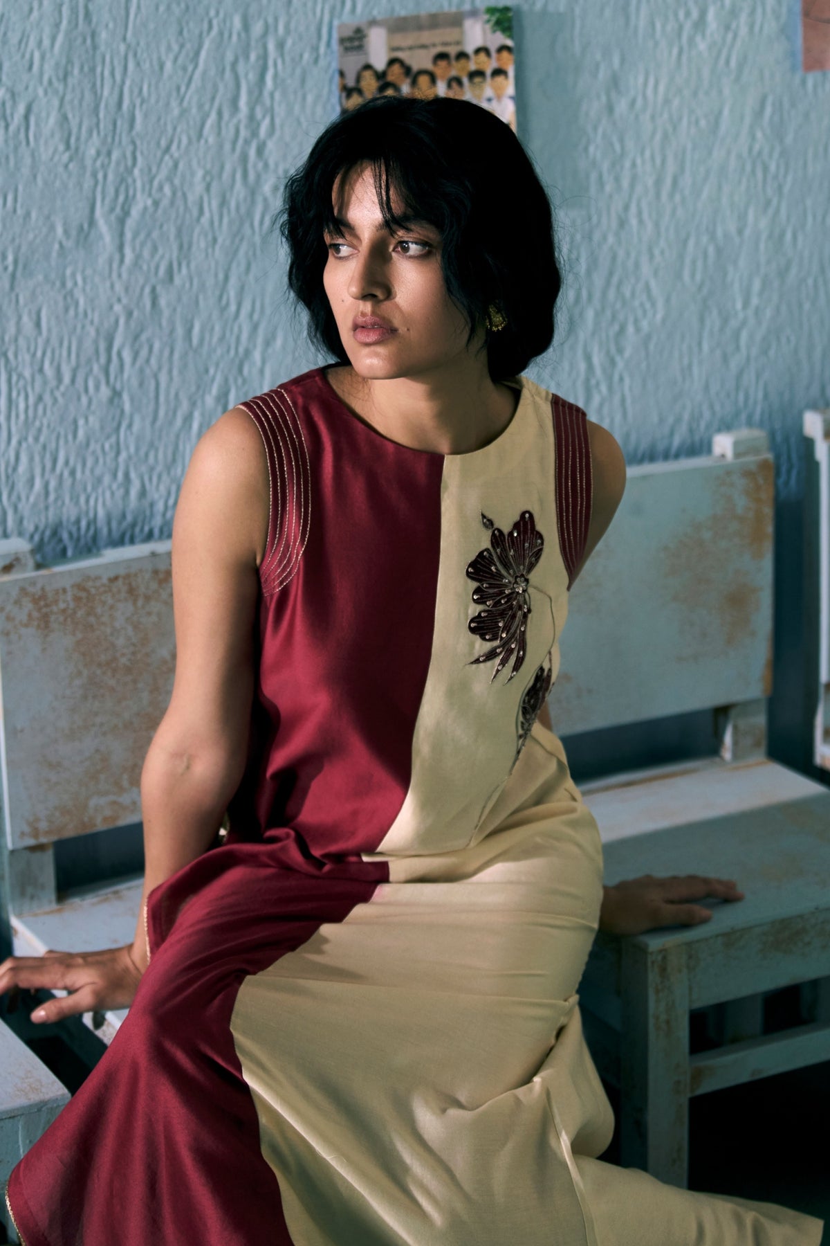 Red &amp; Ivory Amani Dress