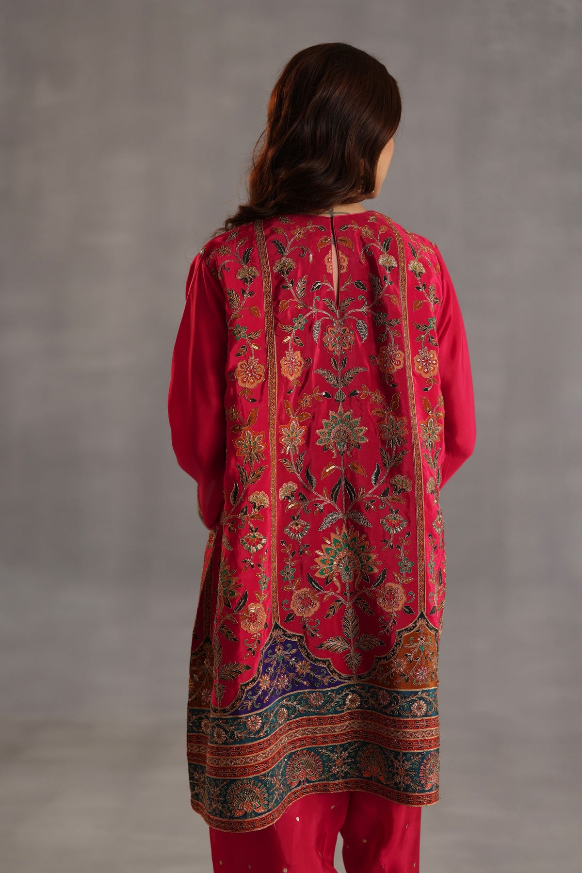 Yaman Magenta Kurta Set
