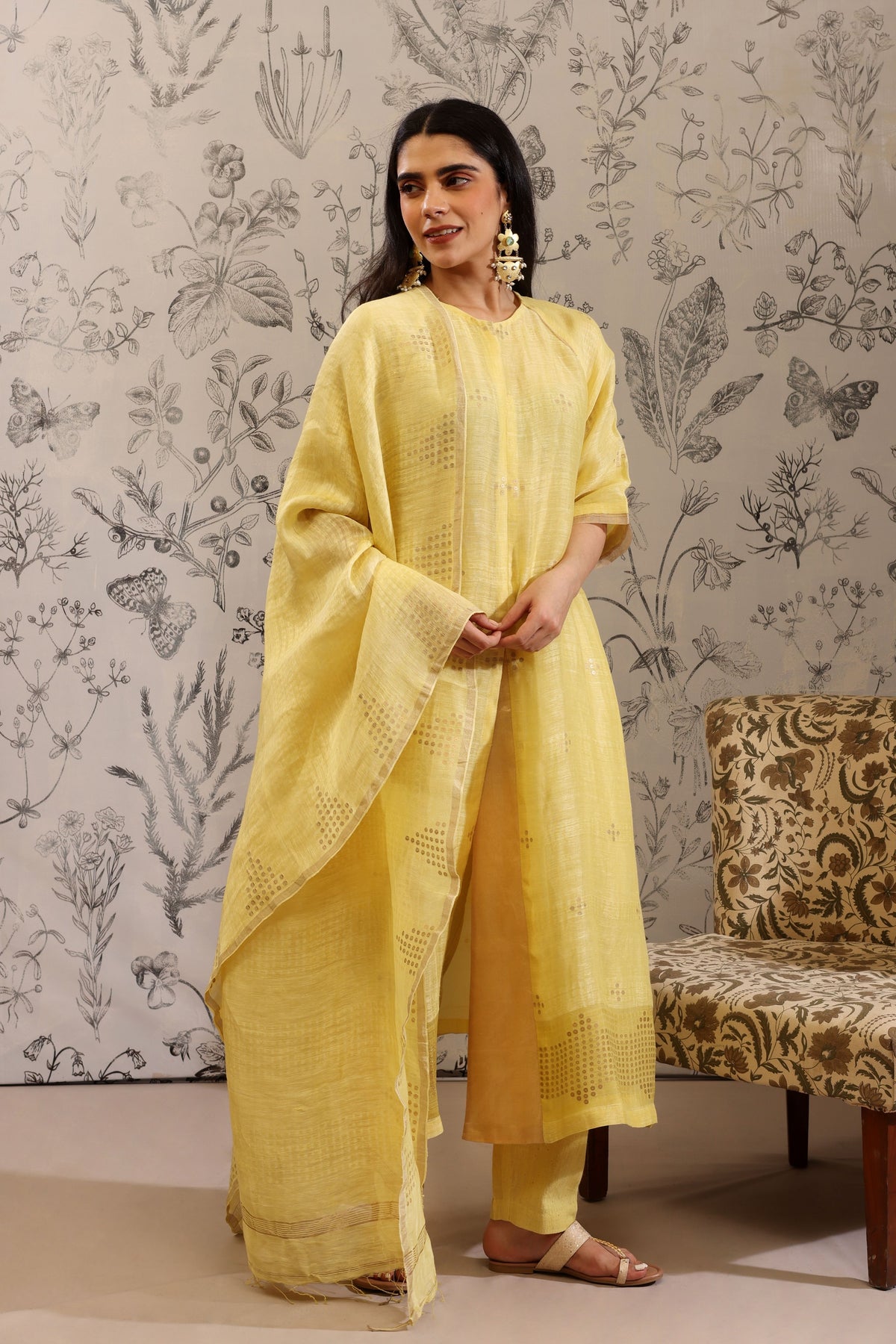 Piyusha Yellow Kurta Set