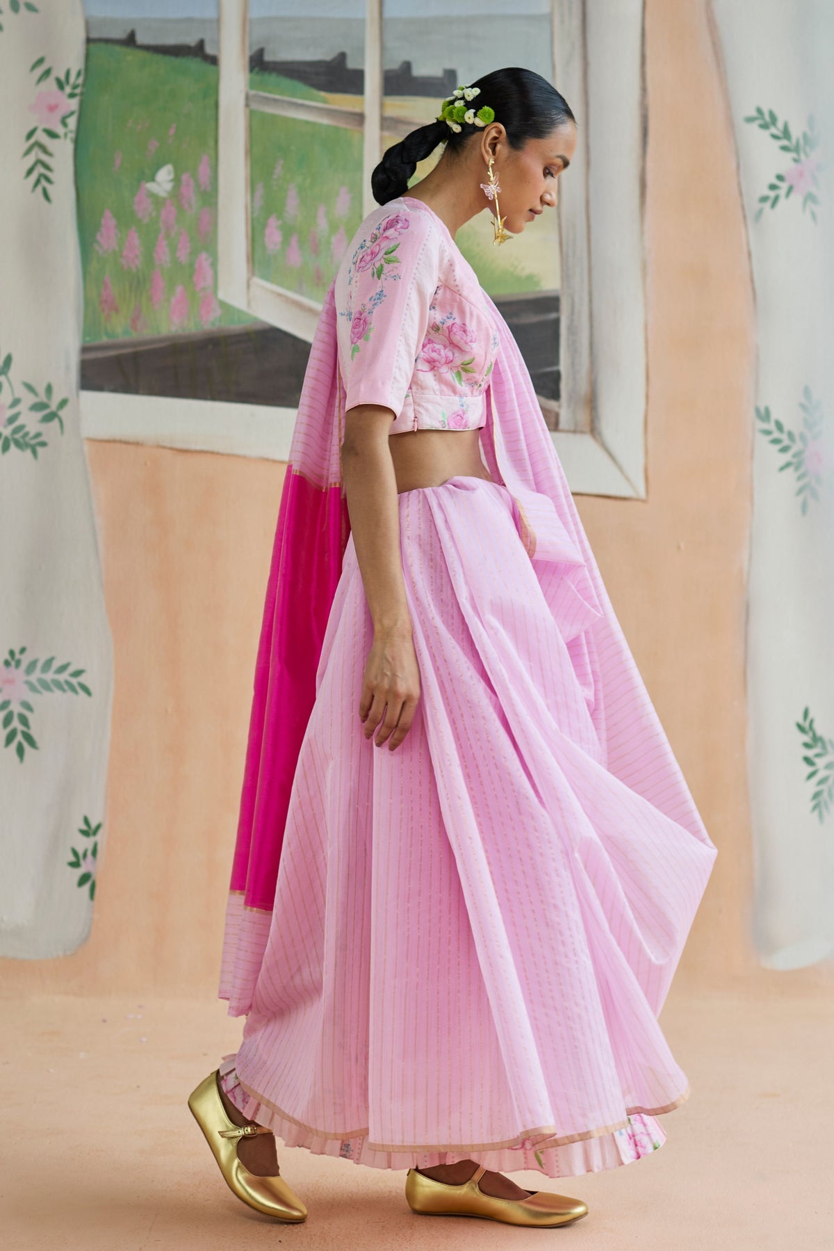 Dance With Me Chanderi Sari