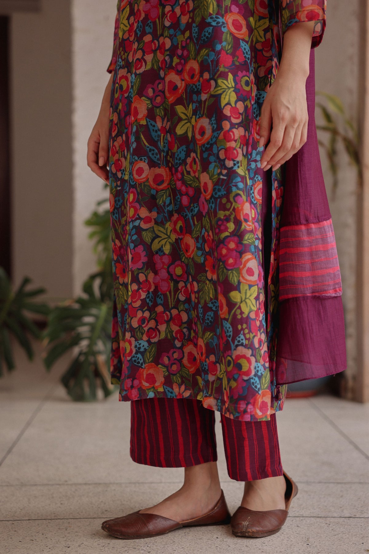 Amethyst Printed Kurta Set