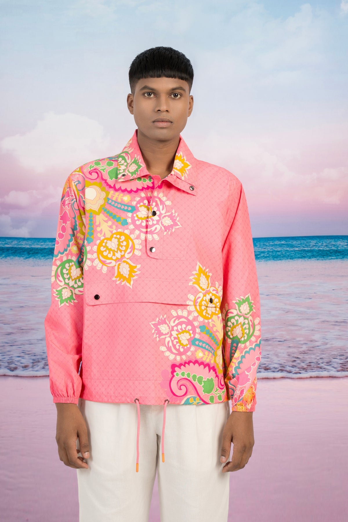 Paisely Pullover Jacket