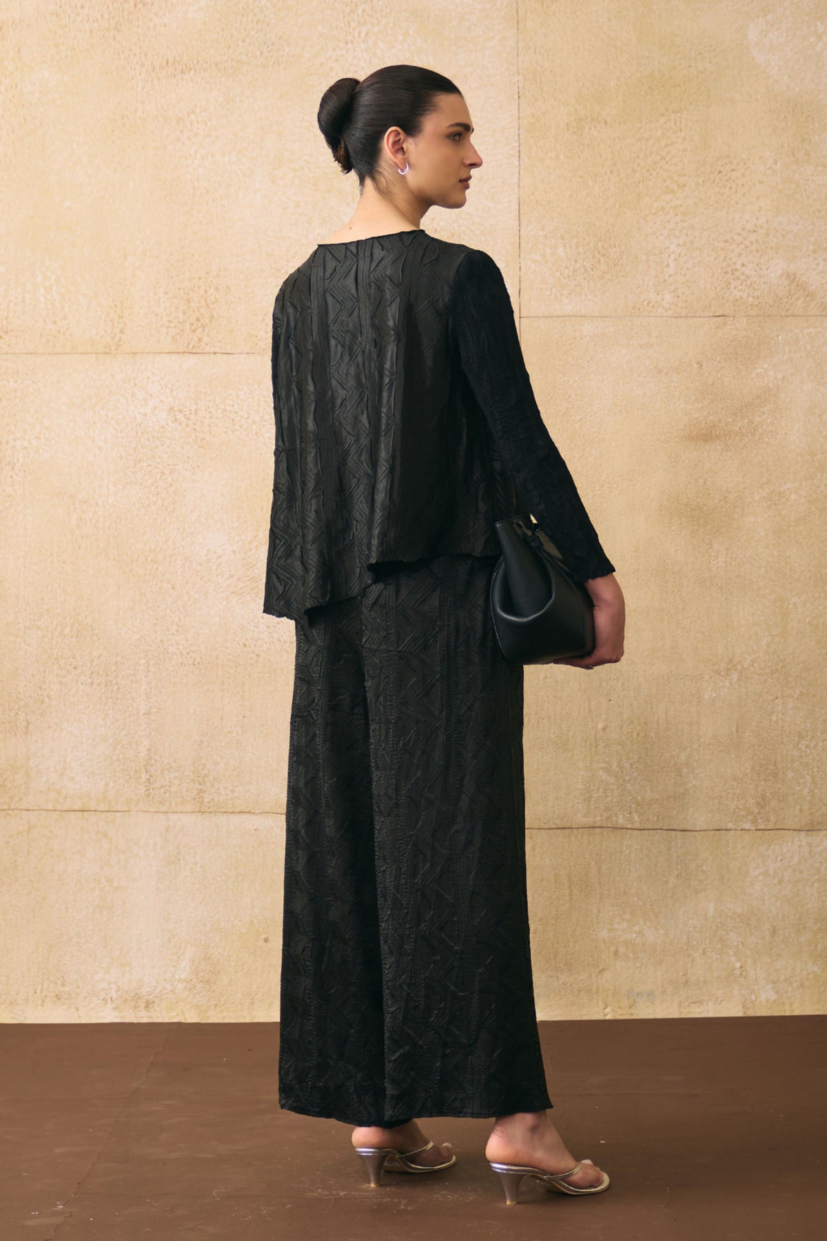 Black Elina Co-ord Set