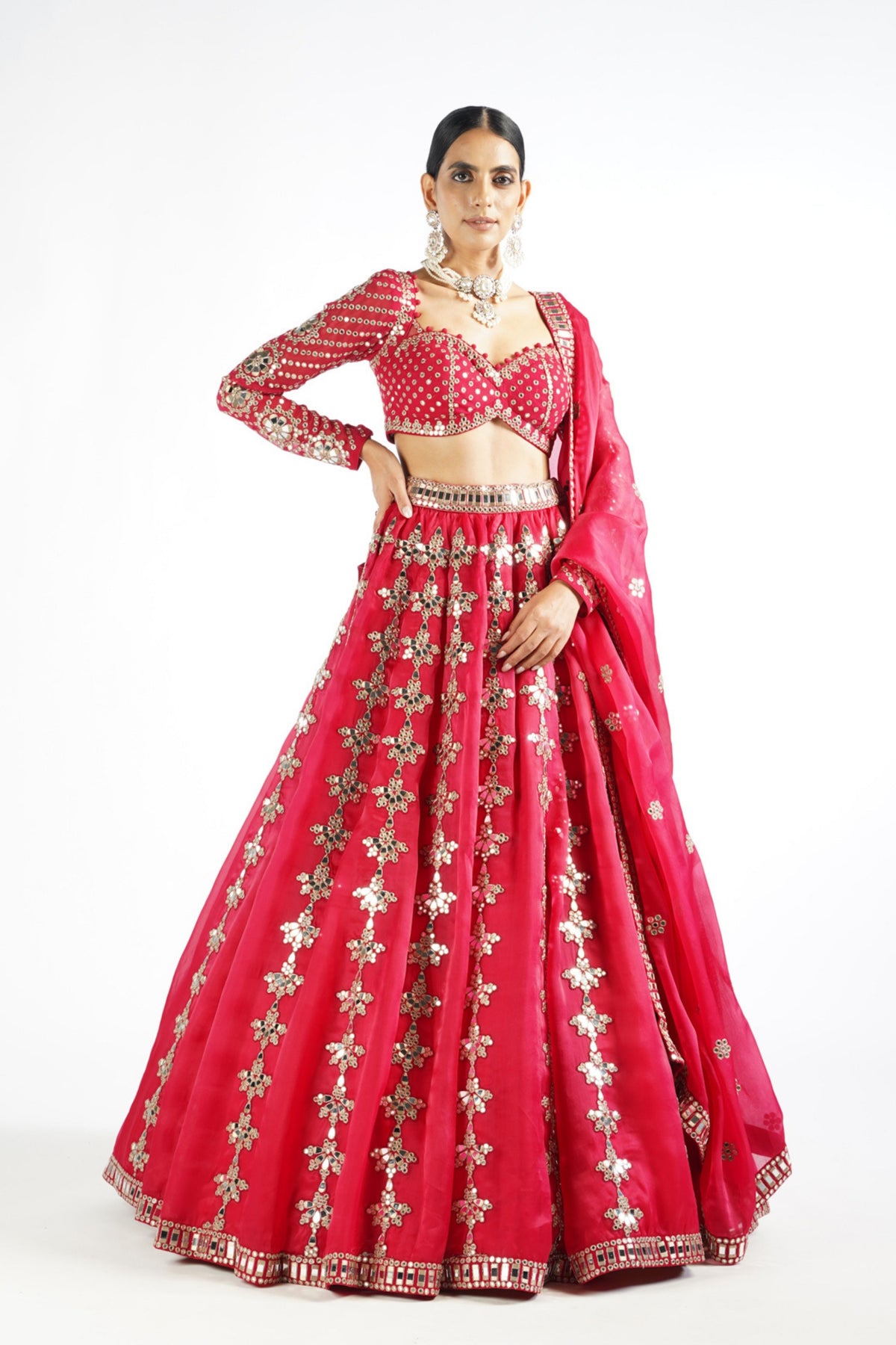 Chandelier Drop Lehenga Set