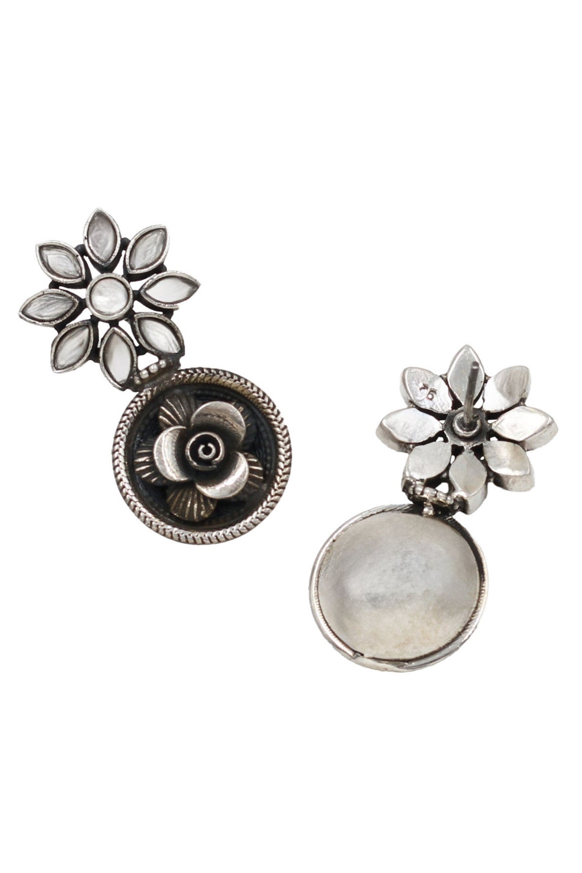 Signature Grace Silver Handcrafted Studs