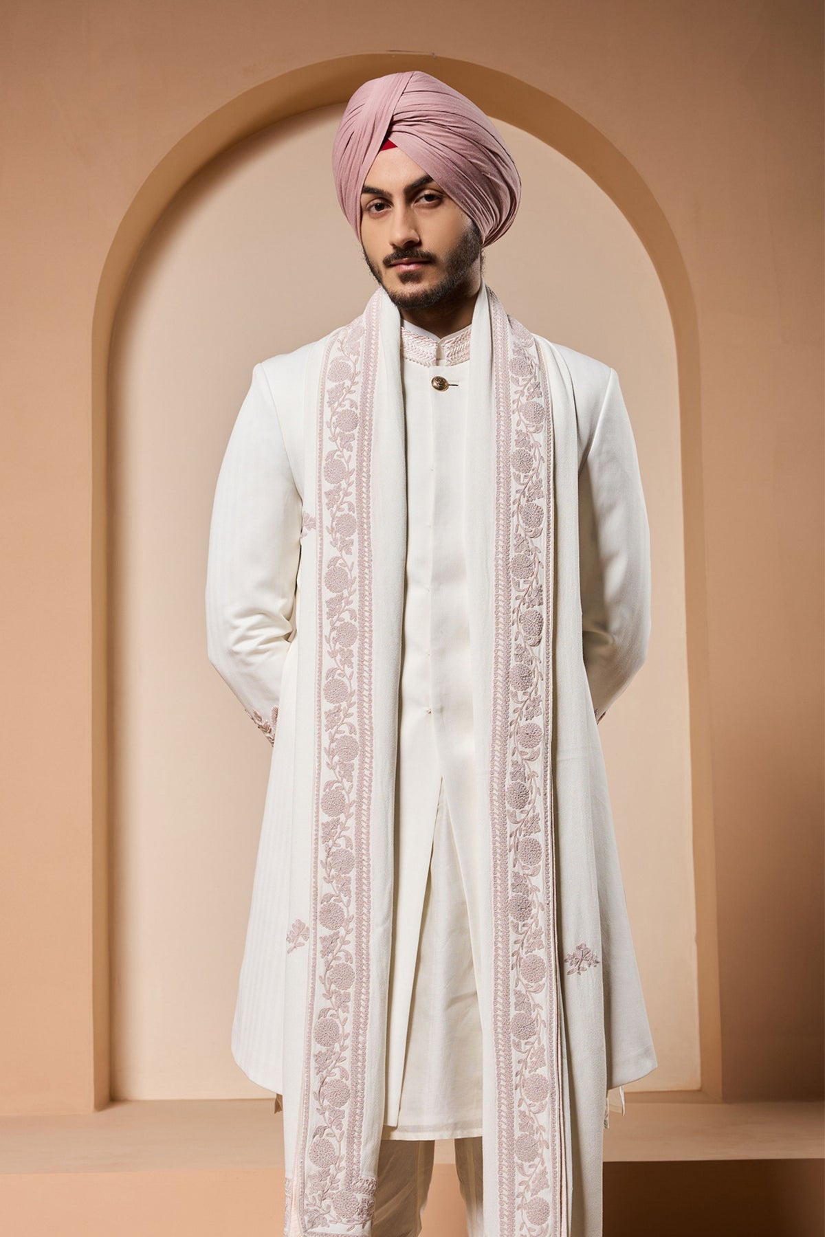 Ivory Spring Sherwani Set