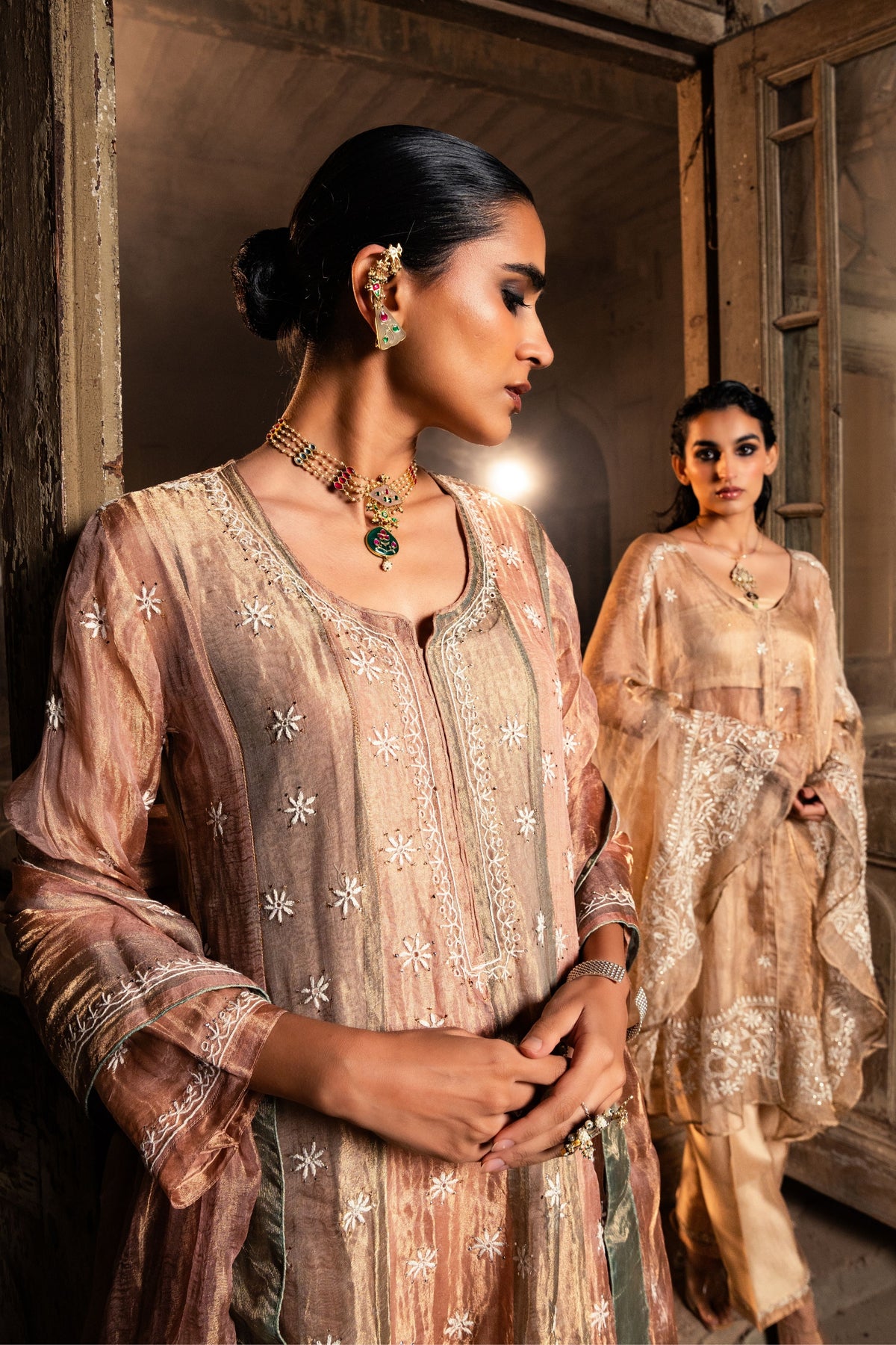 Pink Kaftan Set