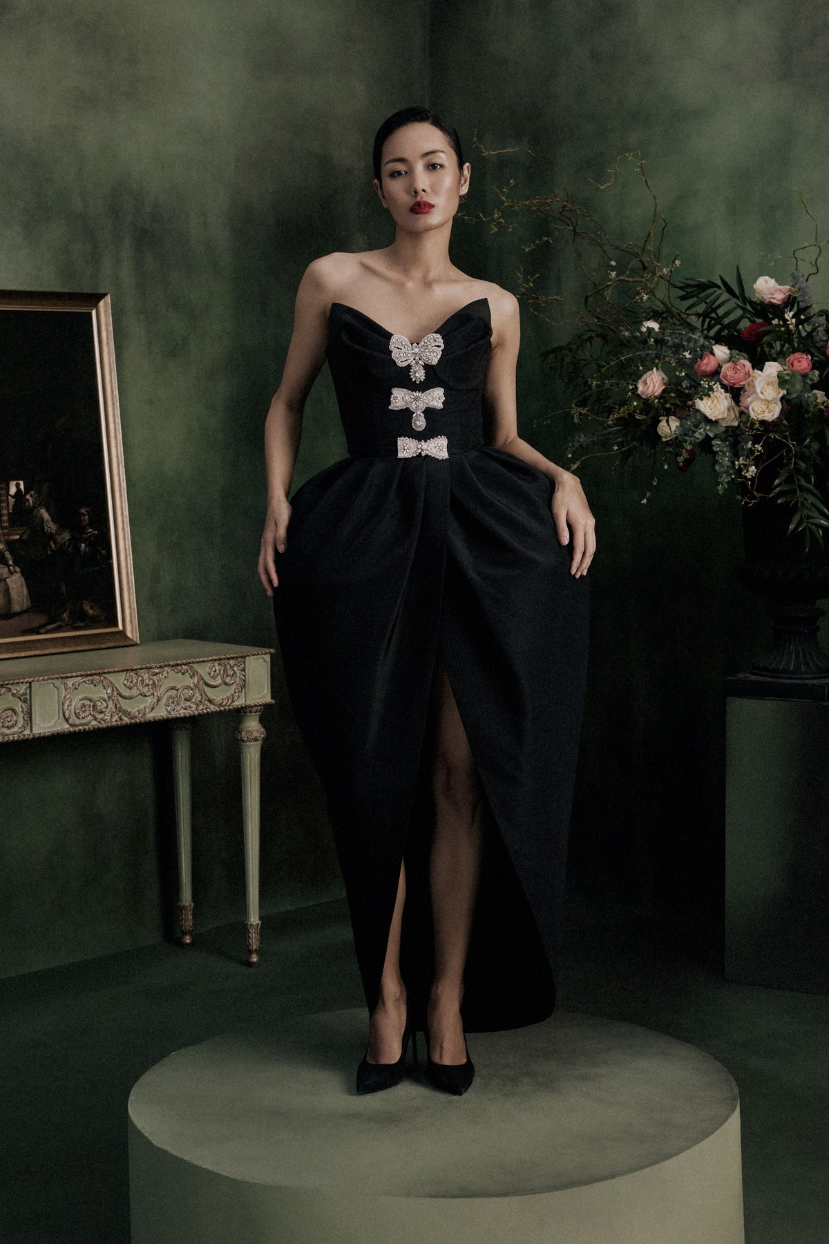 Sculpted Strapless Dress