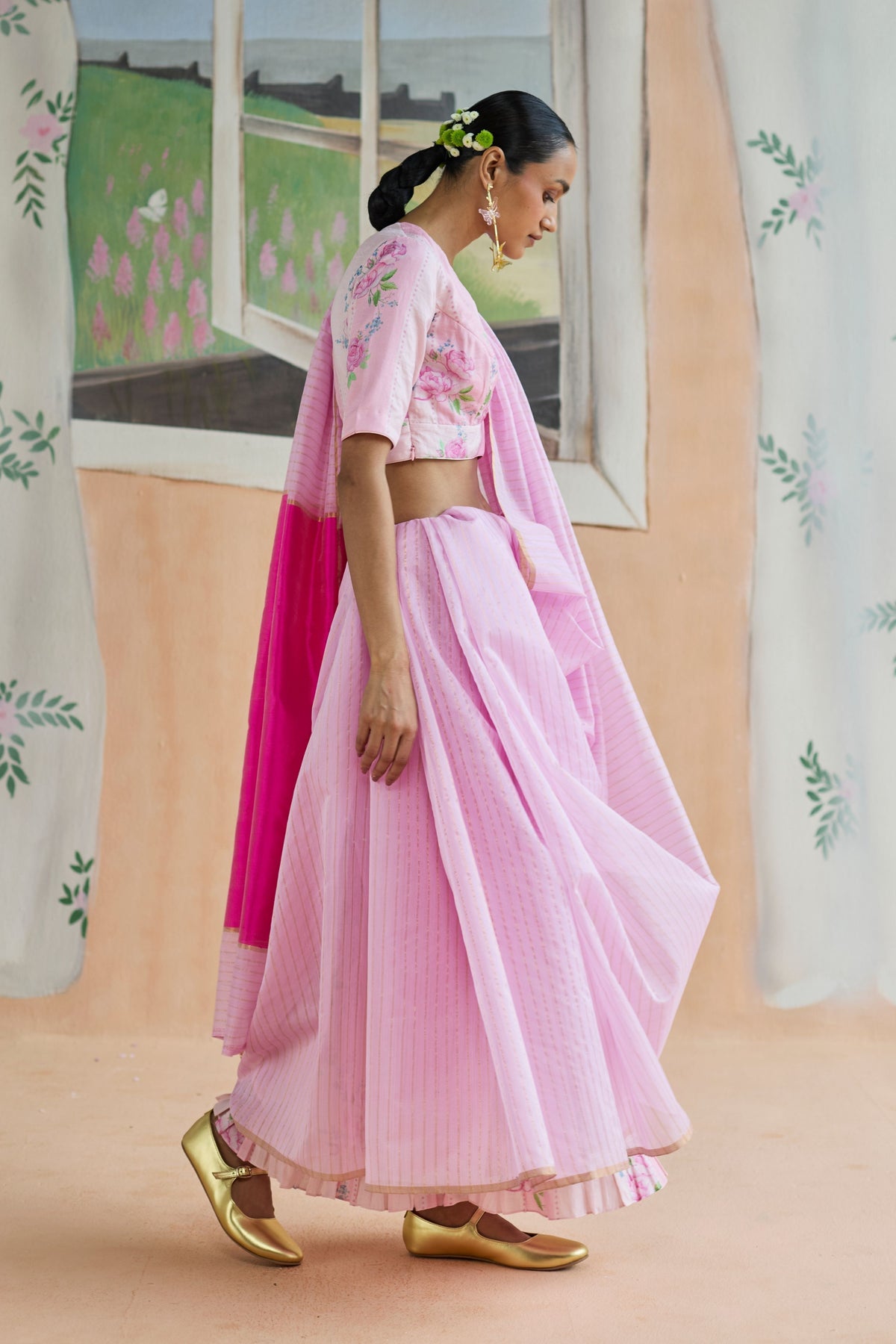 Dance With Me Chanderi Sari