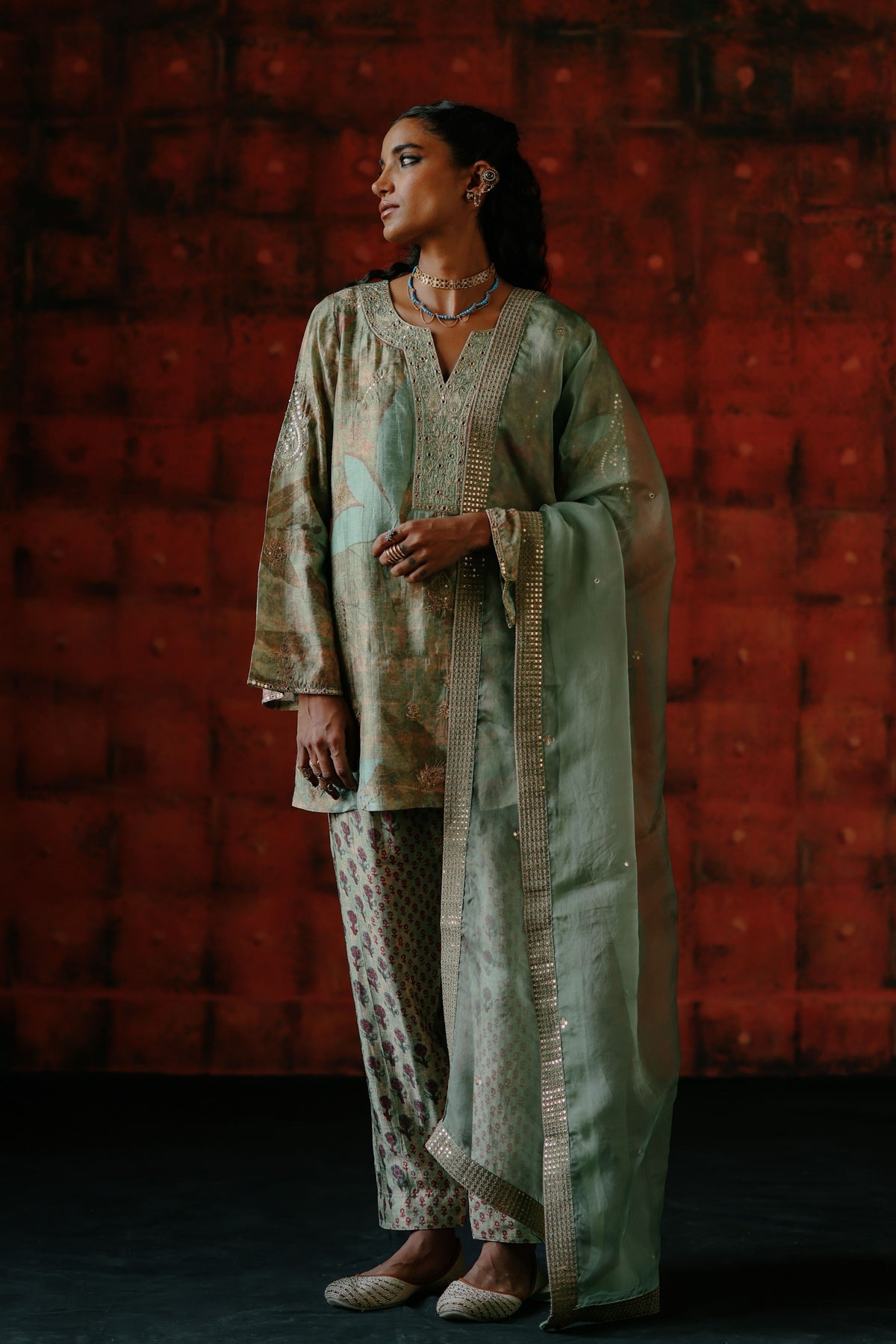 Mint Kurta Set