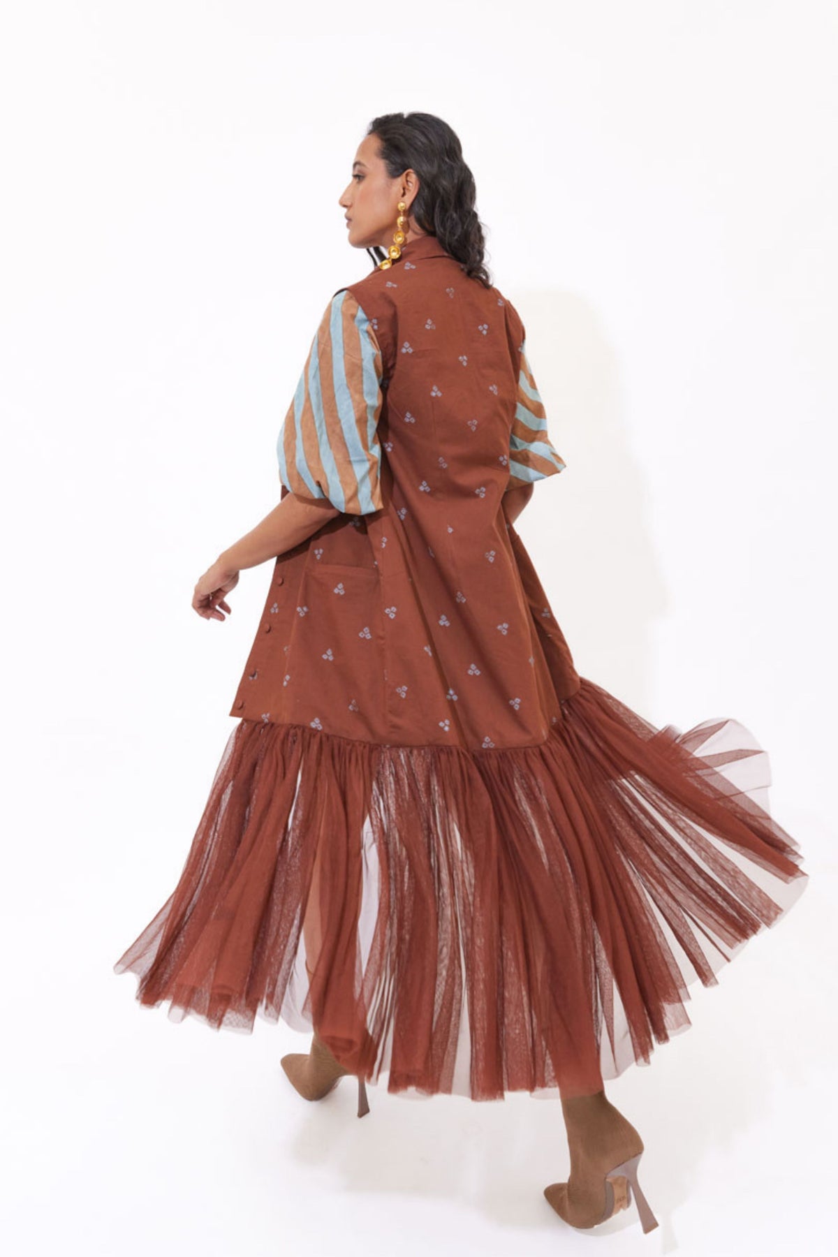 Aven Tulle Jacket Set
