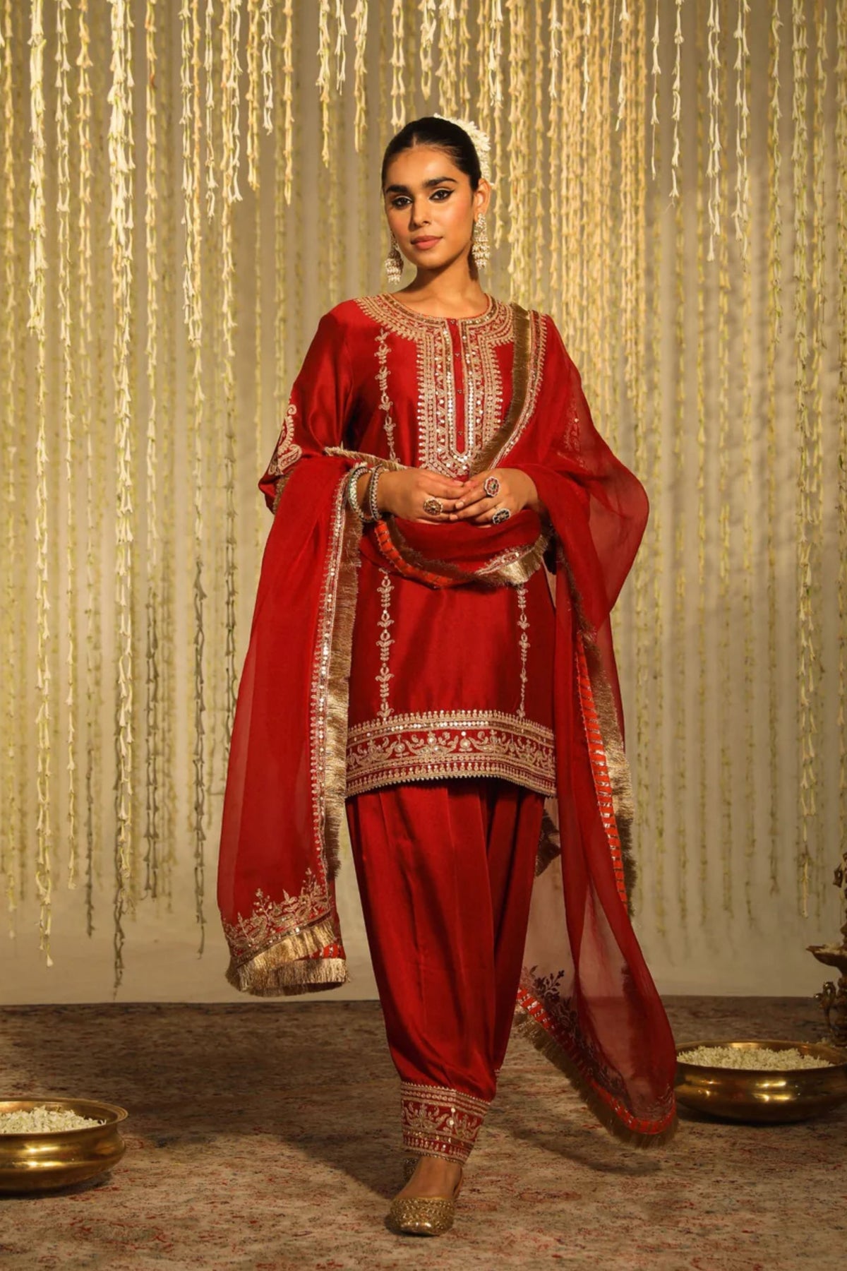 Mehak Red Salwar Set