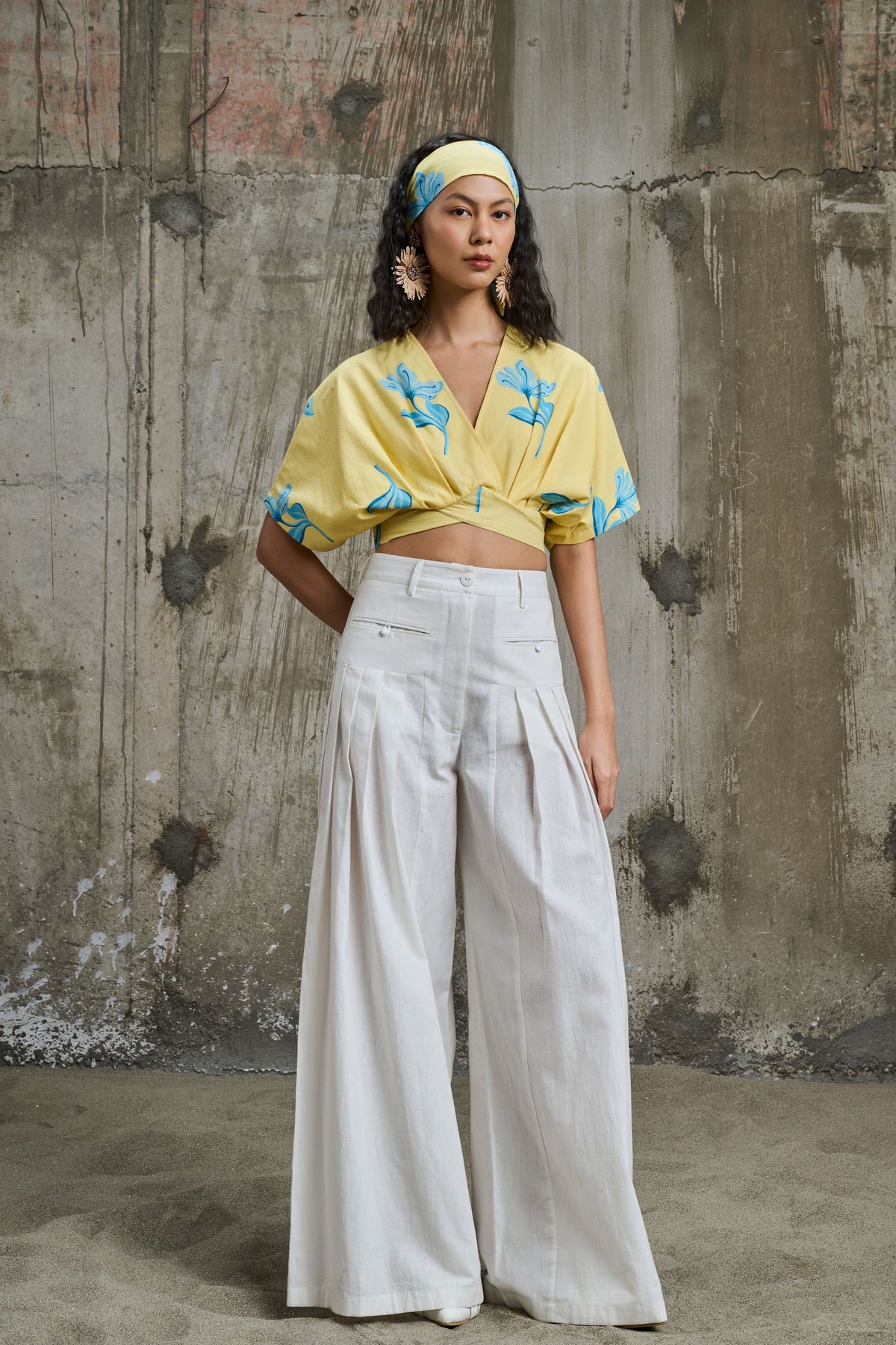 Sunlit Bloom Cropped Top