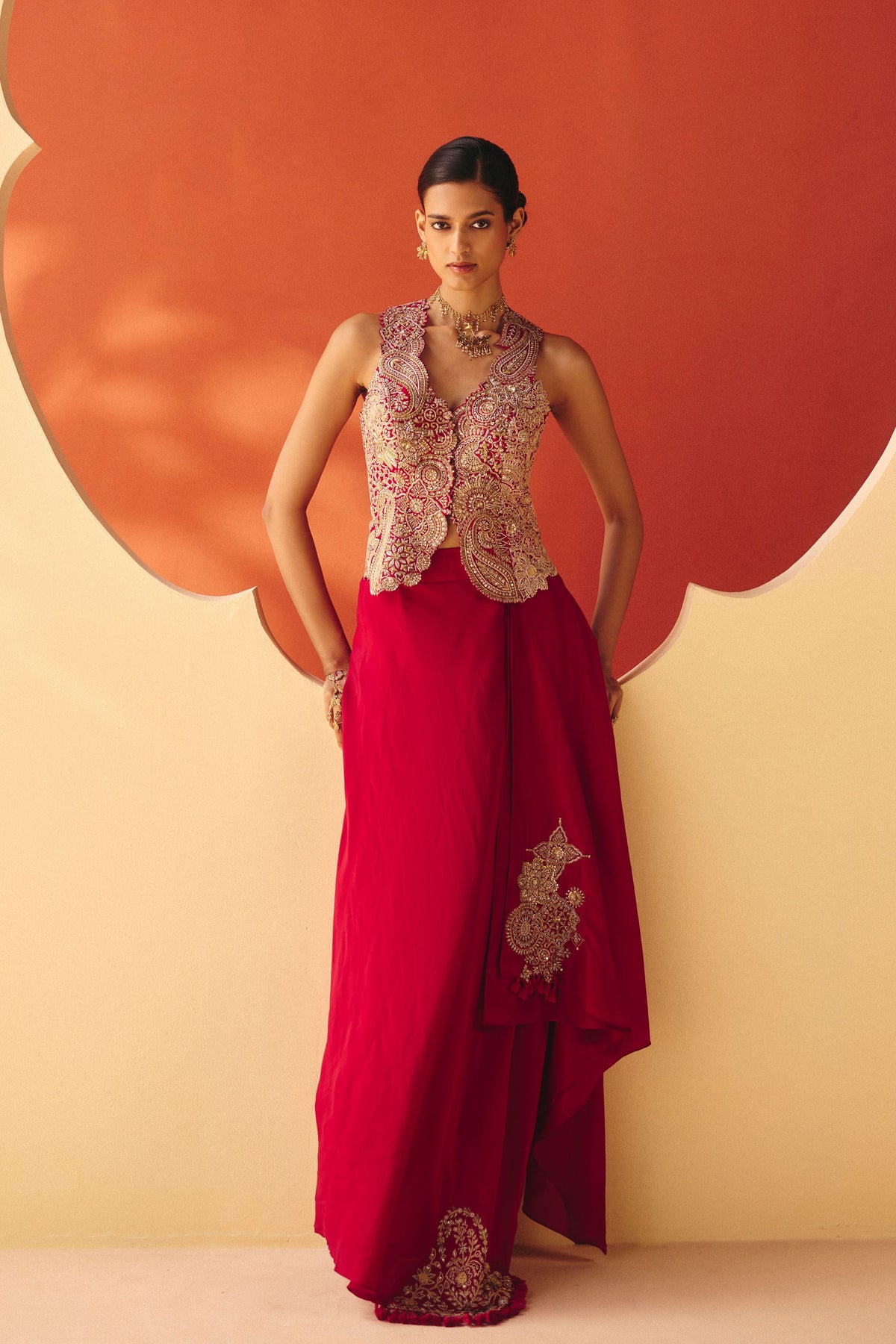 Dhriti Waistcoat Set