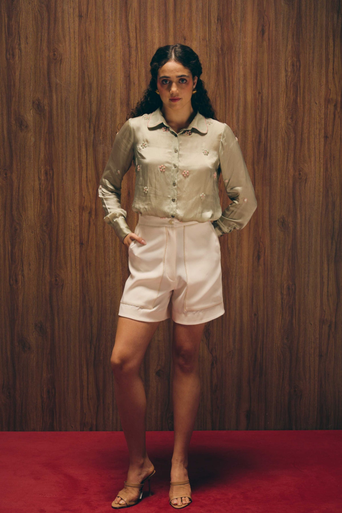 Muscadine Ensemble Shorts Jacket Set
