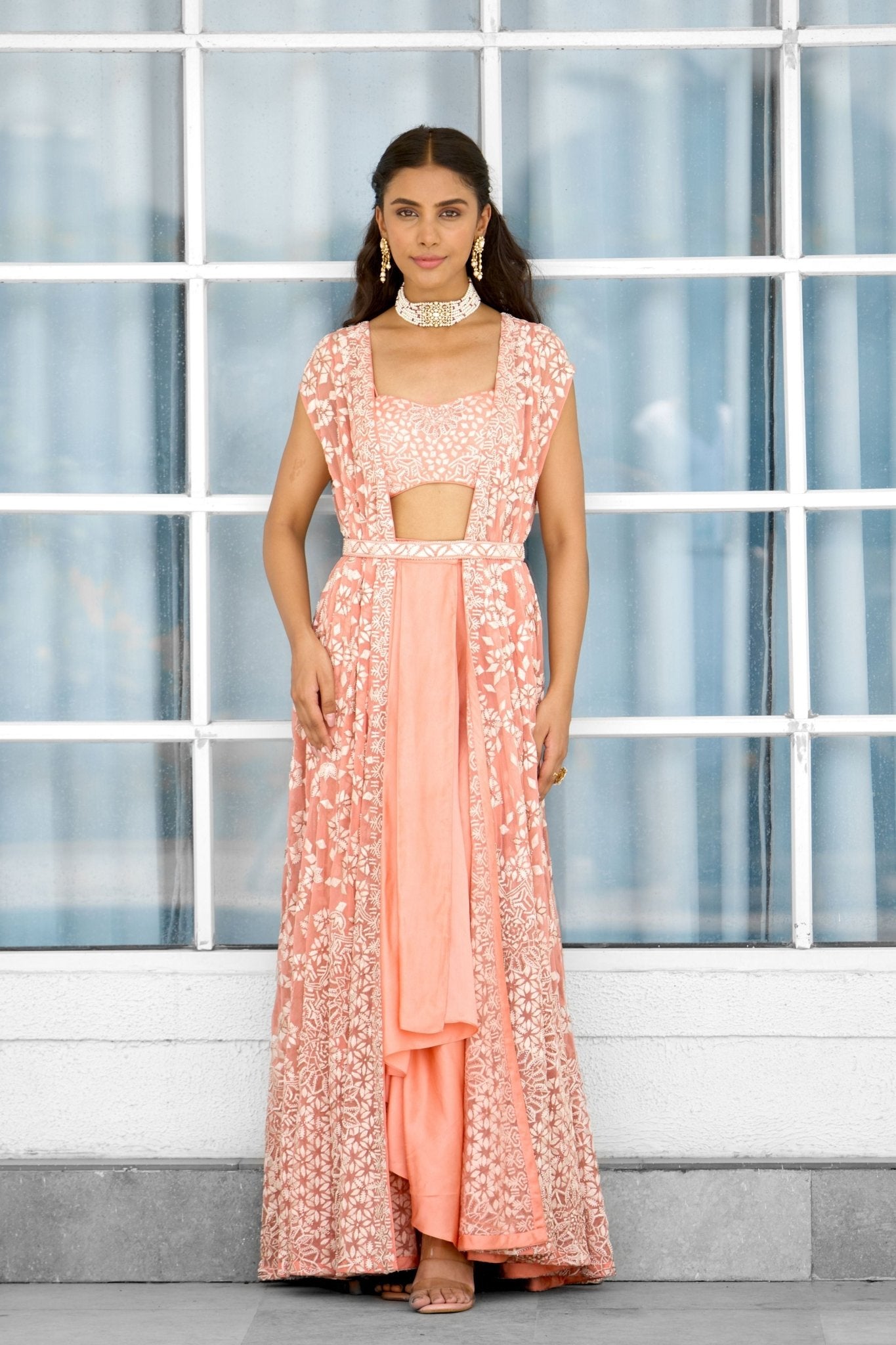 Petal Dust Cape Set - Shasha Gaba - Elahe