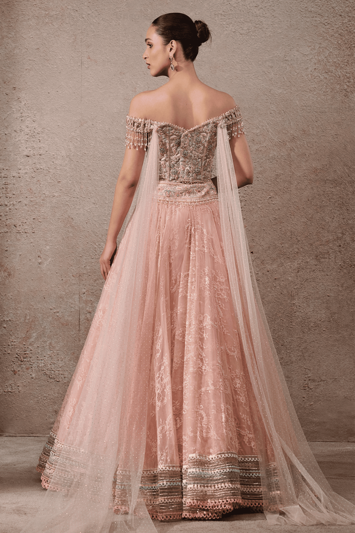 Floral Textile Lehenga Set