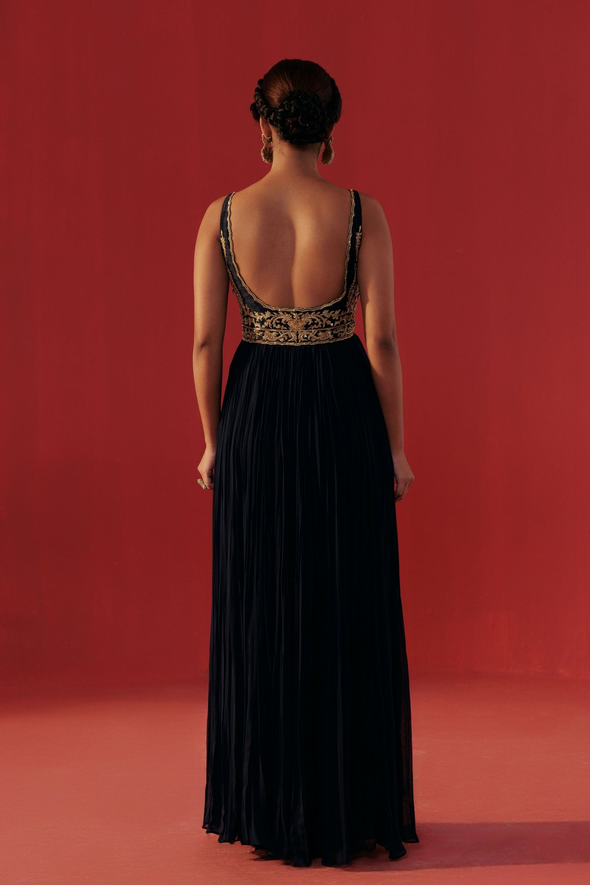 Dark Sapphire Anarkali