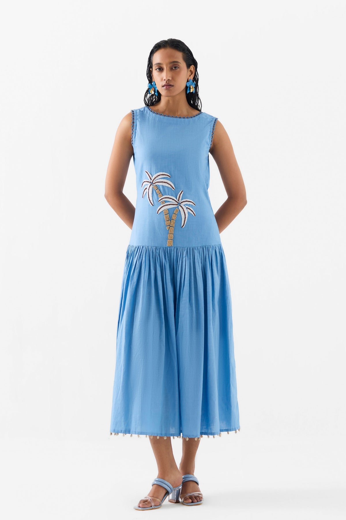 Palm Island Long Dress