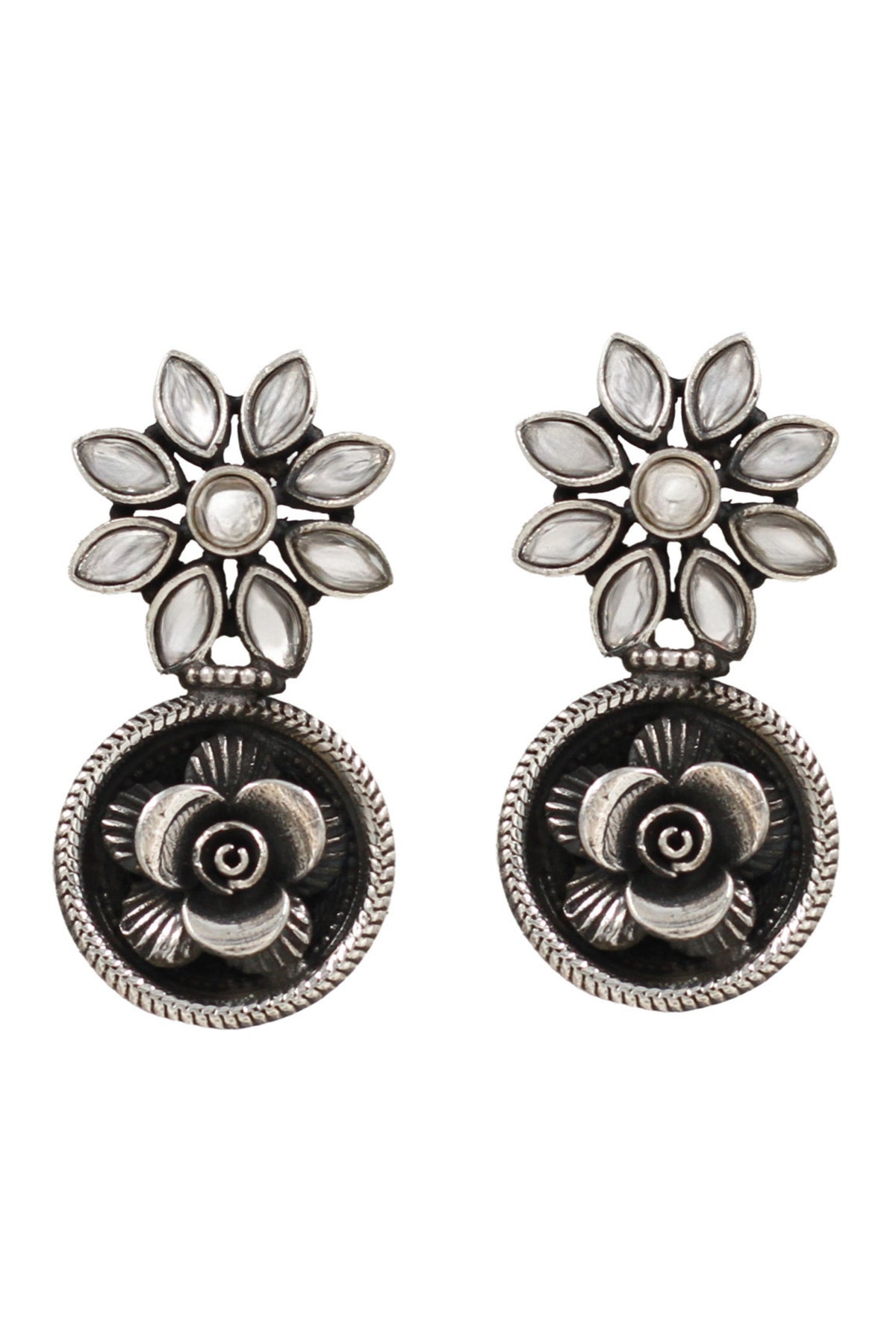Signature Grace Silver Handcrafted Studs