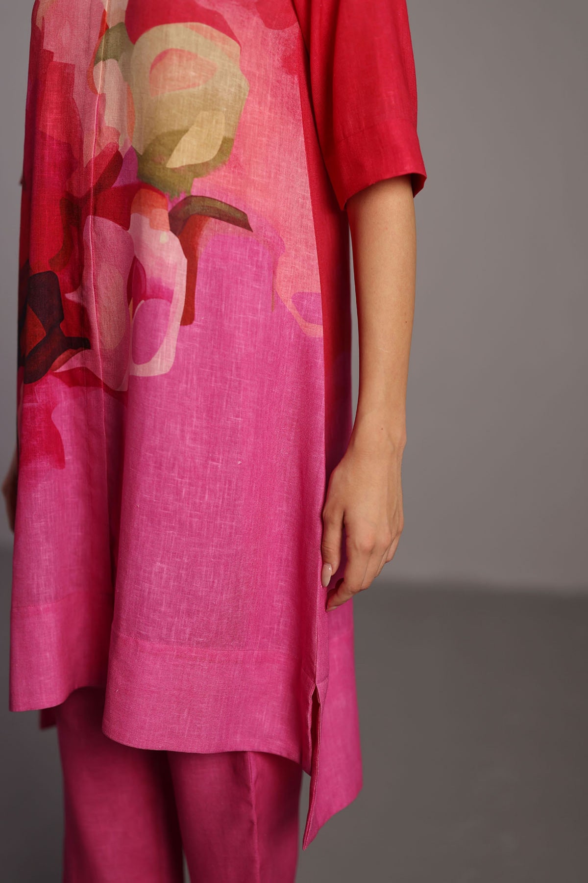 Diffuse Pink Kurta