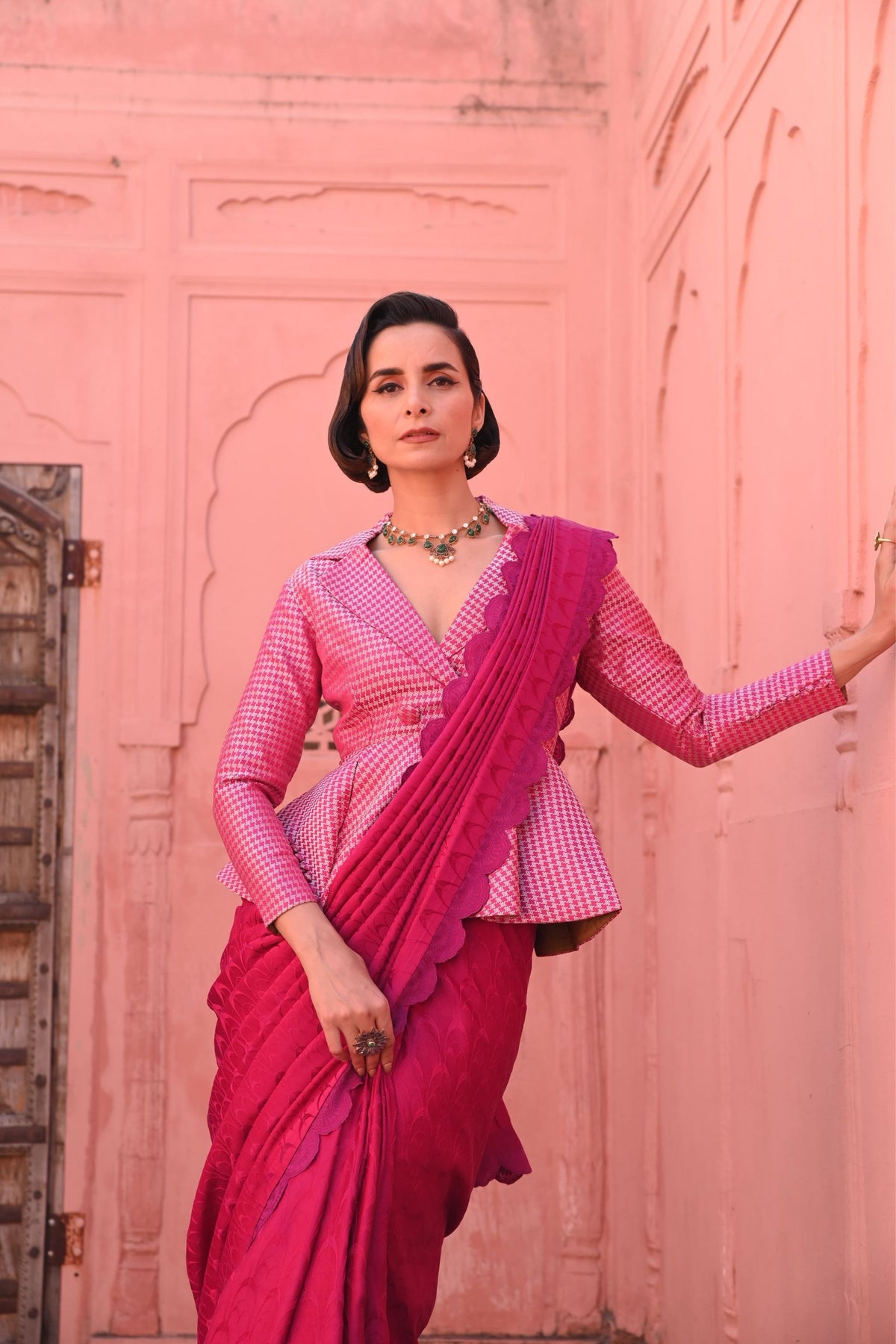 Embroidery Handloom Saree