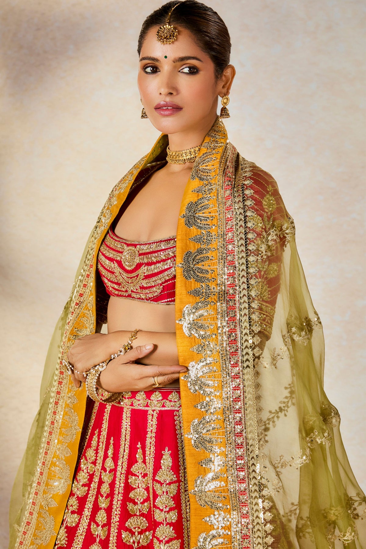 The Badami Halwa Lehenga Set