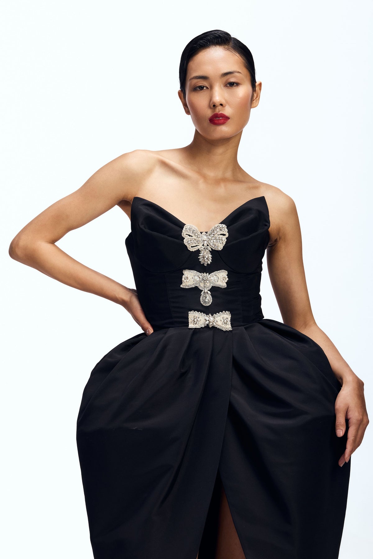 Sculpted Strapless Dress