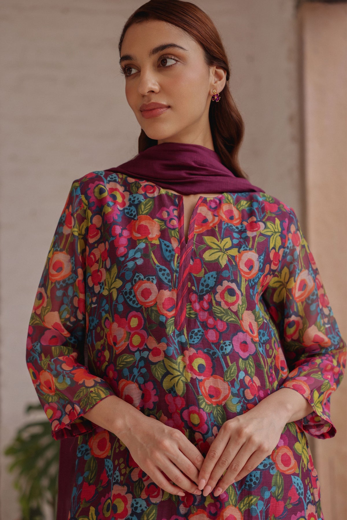 Amethyst Printed Kurta Set