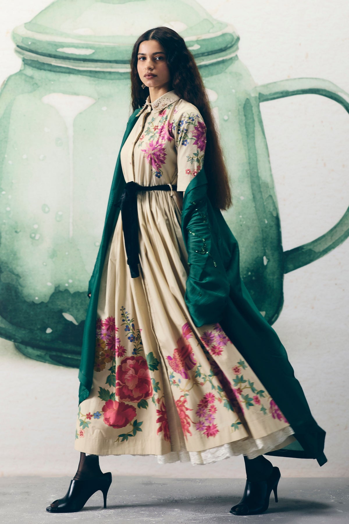 Moonflower Tie Dress
