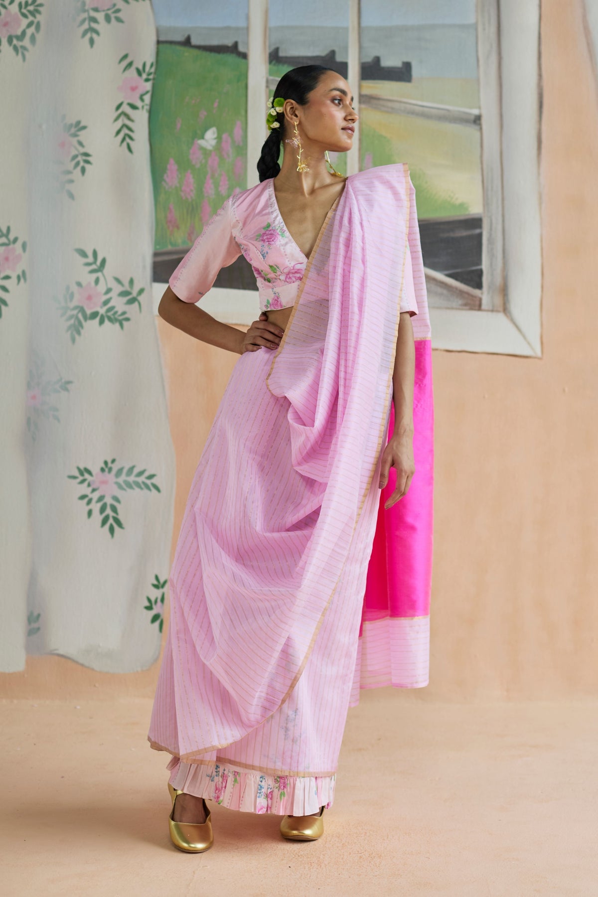 Dance With Me Chanderi Sari