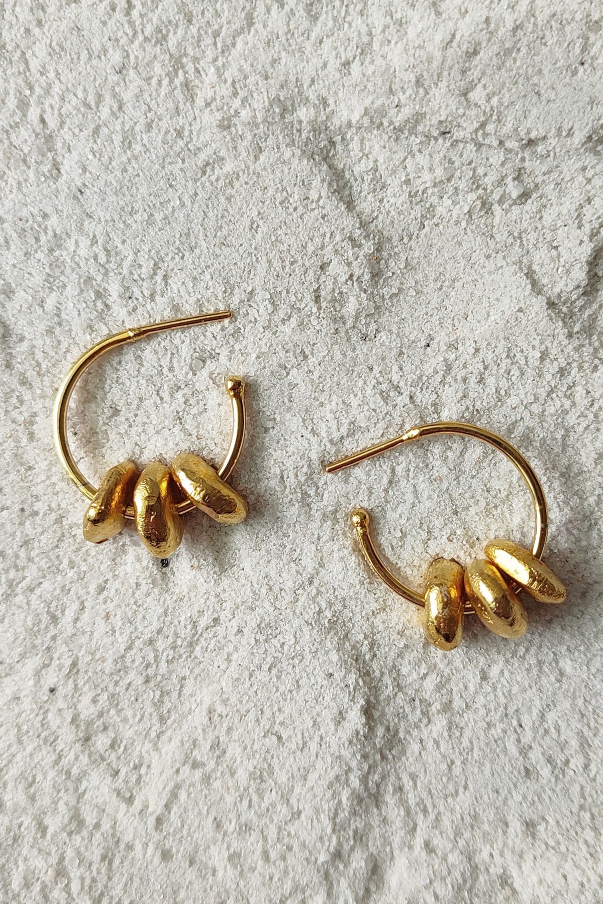Alen Golden Earrings Set