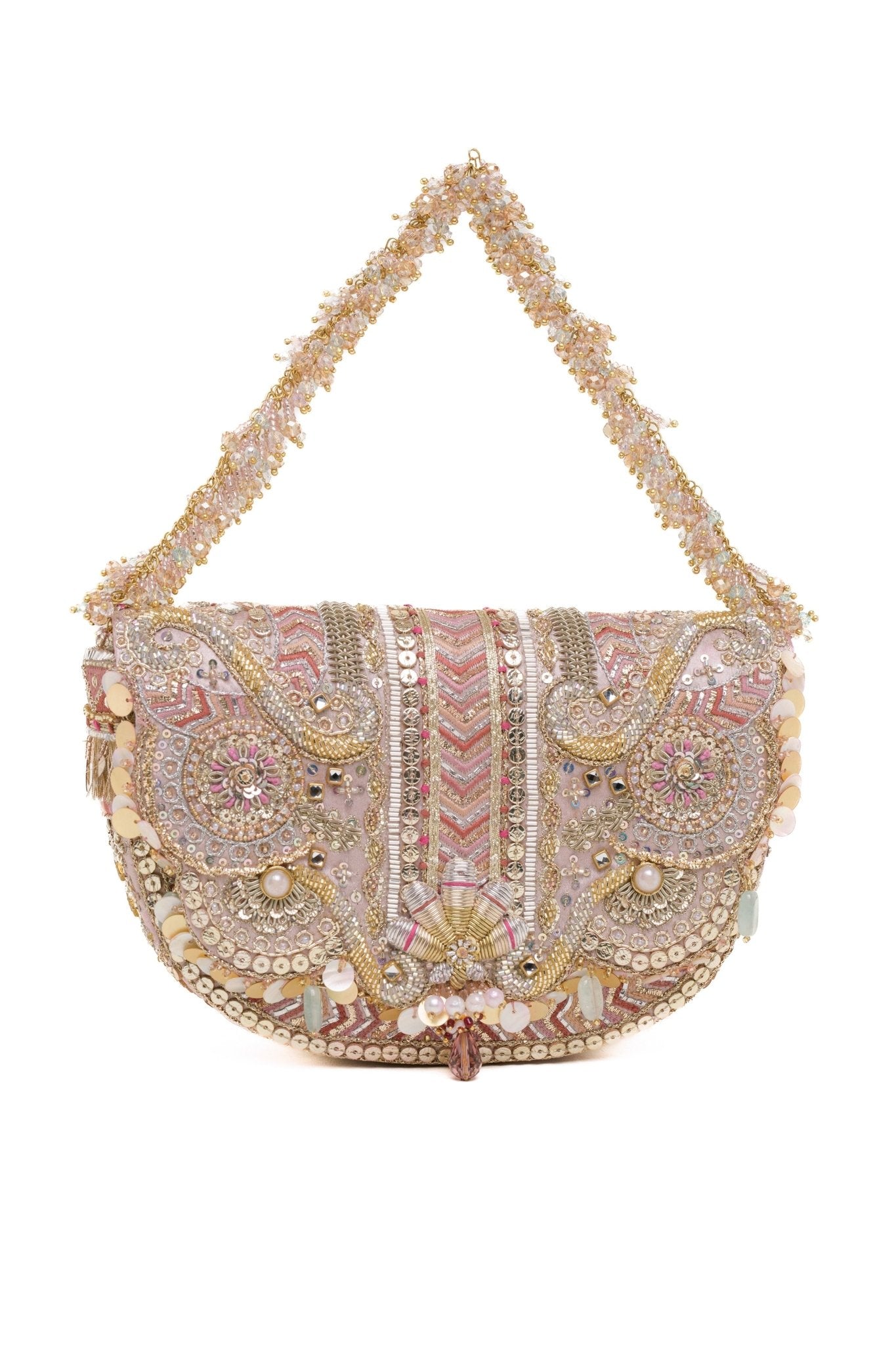 Blush Rangrez Flapover Clutch - Doux Amour - Elahe