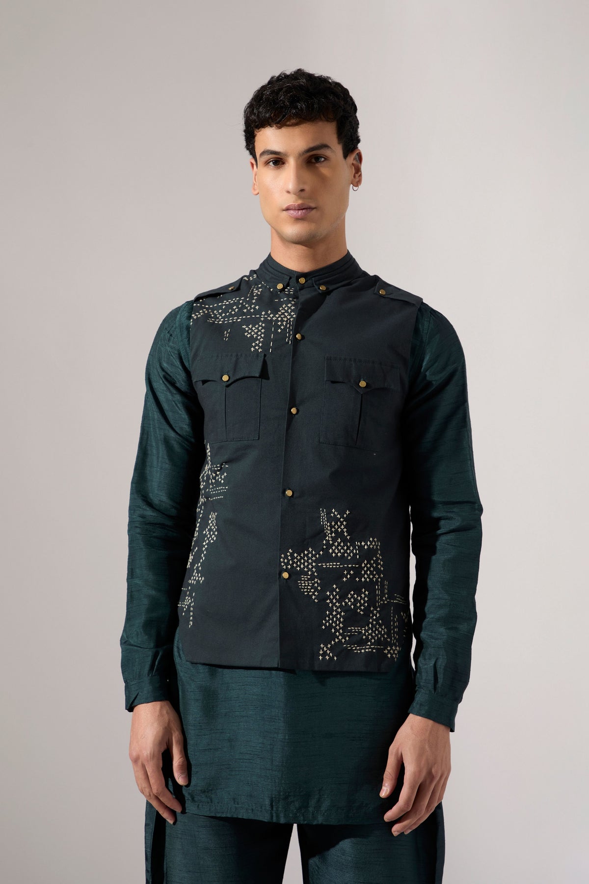 Vance Hand Embroidered Bandi