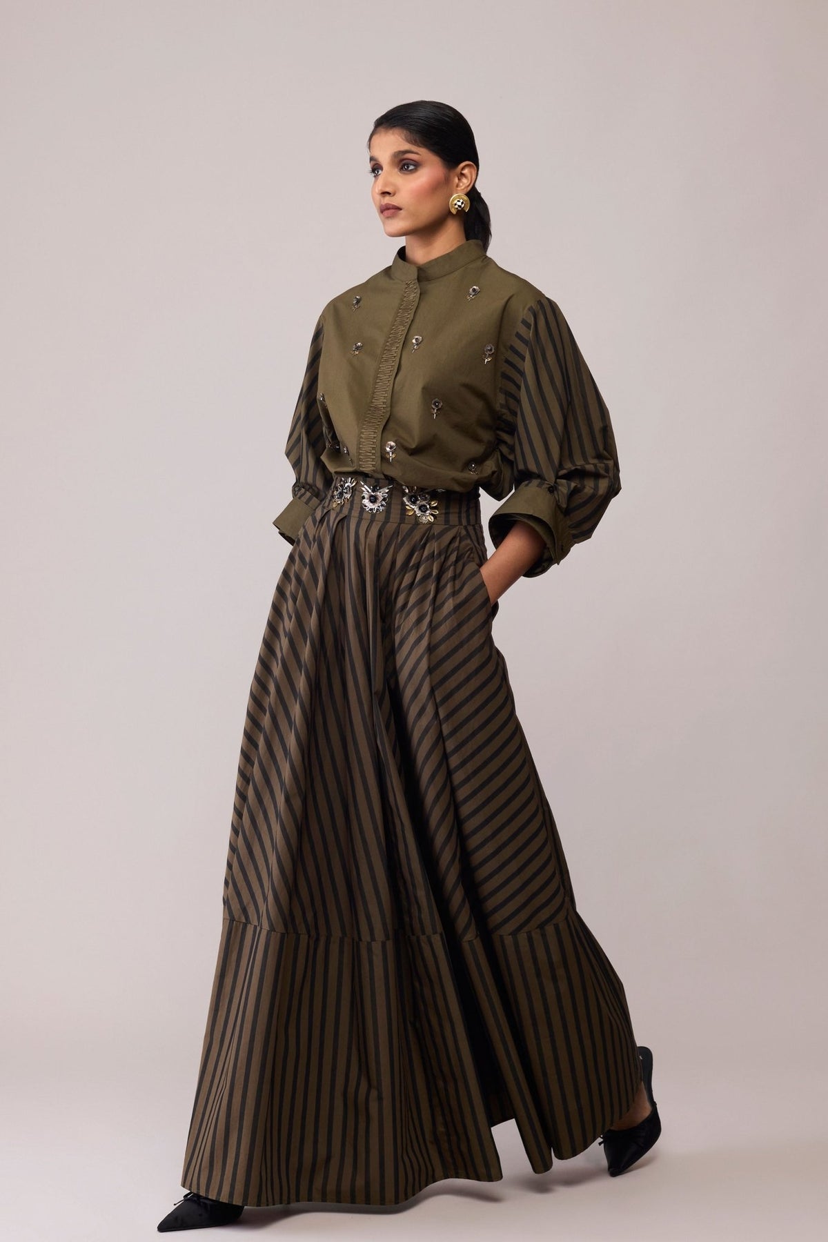 Ann Olive Top - Bunka - Elahe