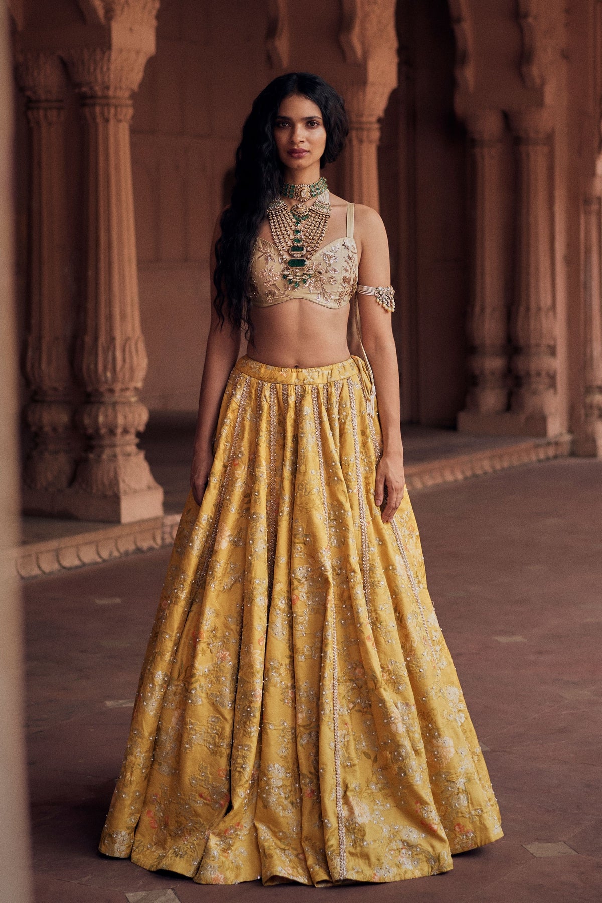 Soft Tuscany Yellow Lehenga Set