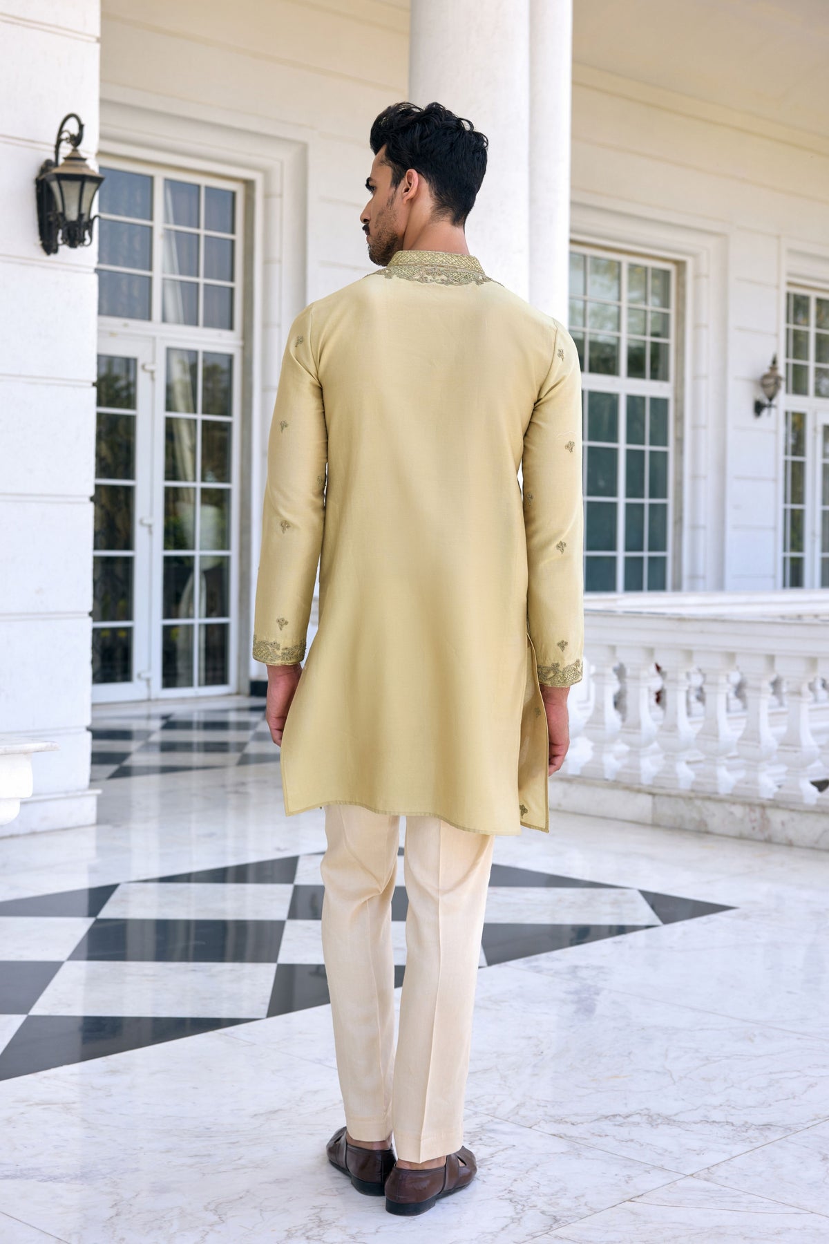 Farman Embroidered Kurta Set