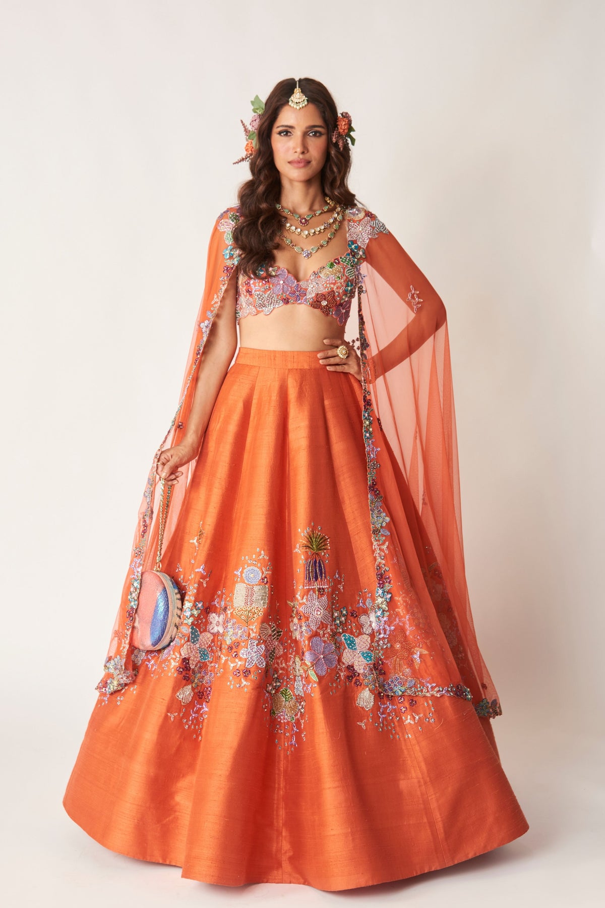 Valeria Raw Silk Lehenga Set
