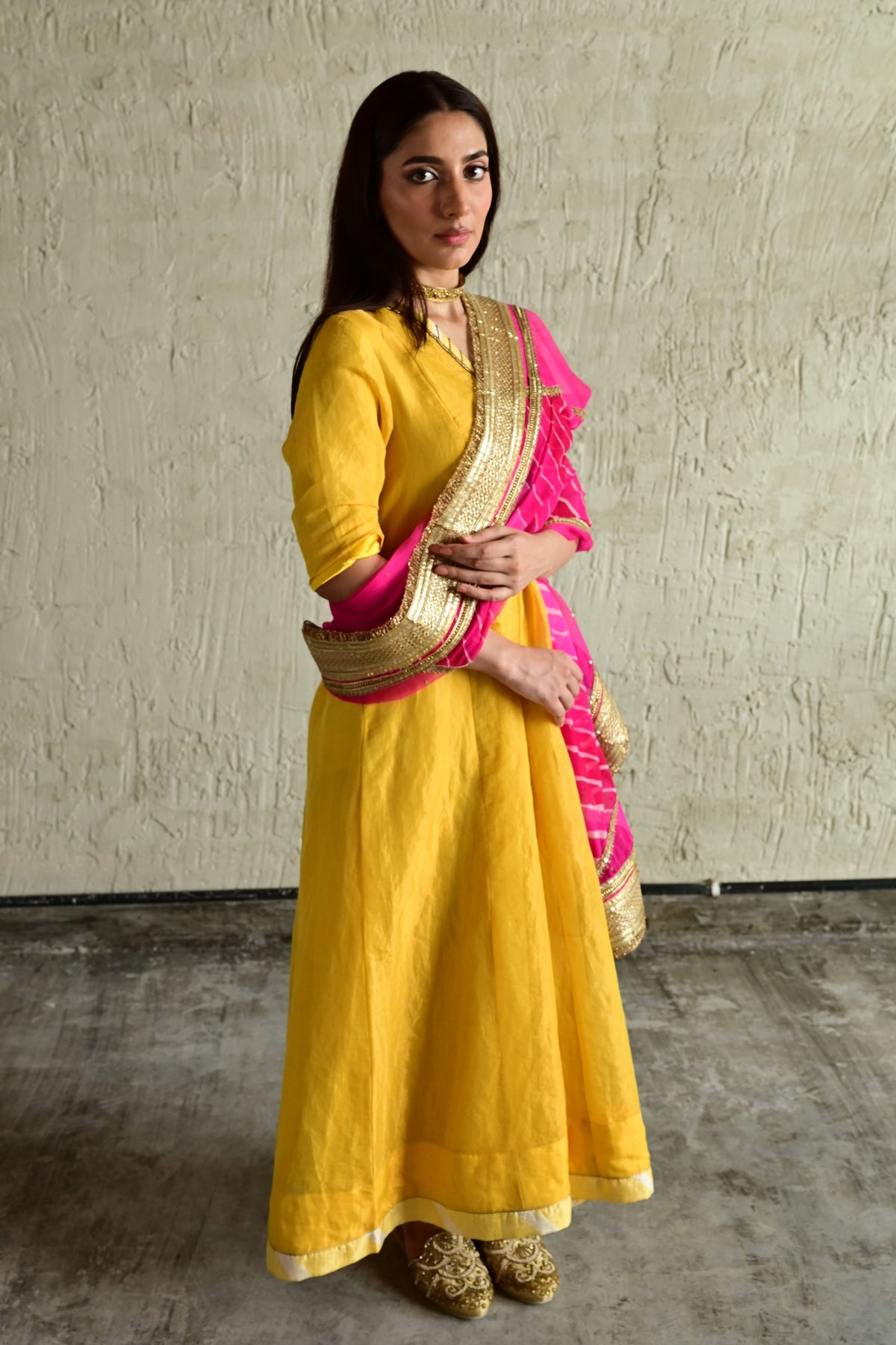 Ivory Lace Dupatta