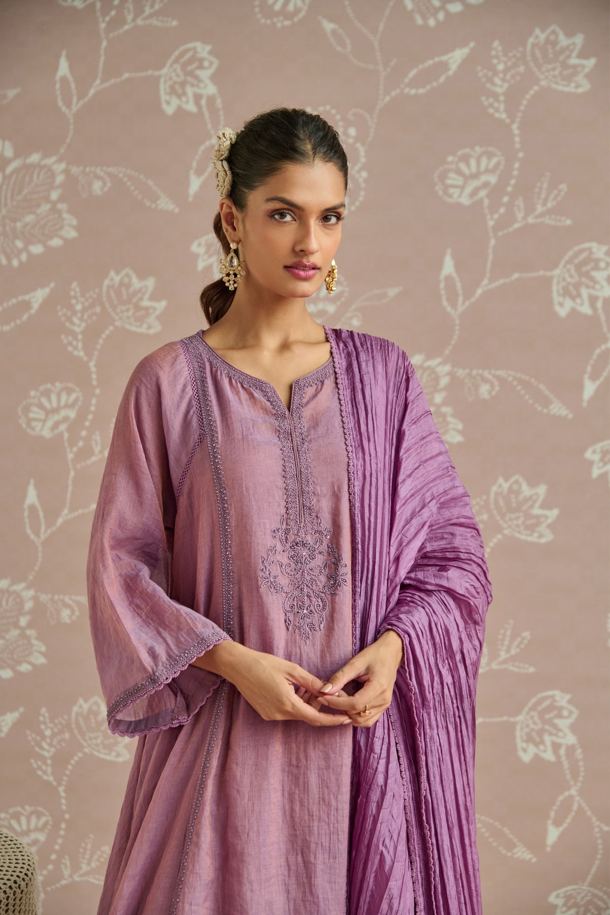 Lilac Tara Kurta Set