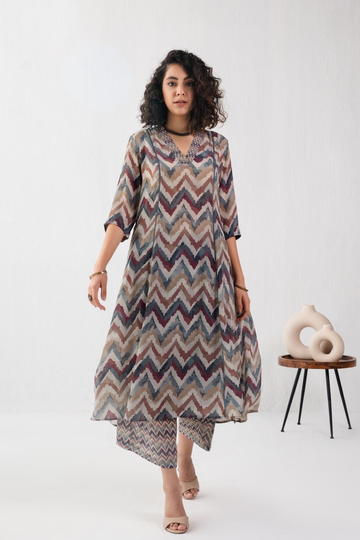Thea Grey Kurta
