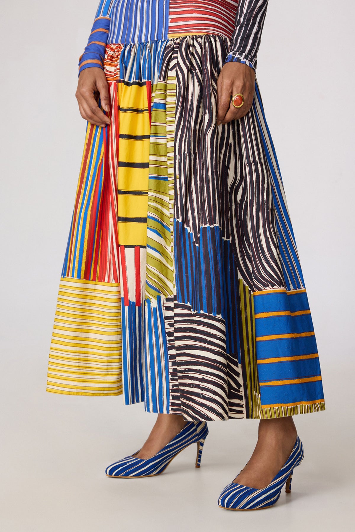 Zavi Blouse & Jasper Skirt Set
