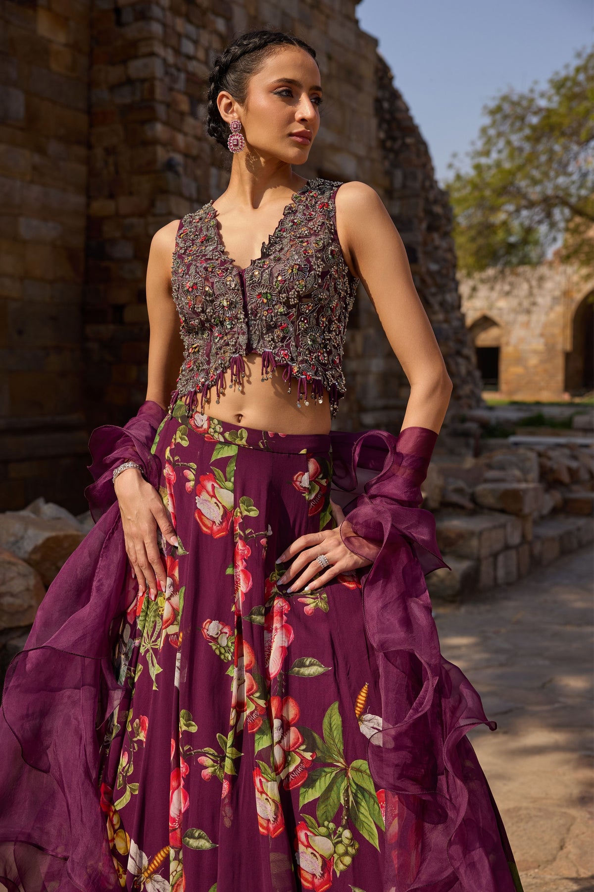 Orchid Lehenga Set