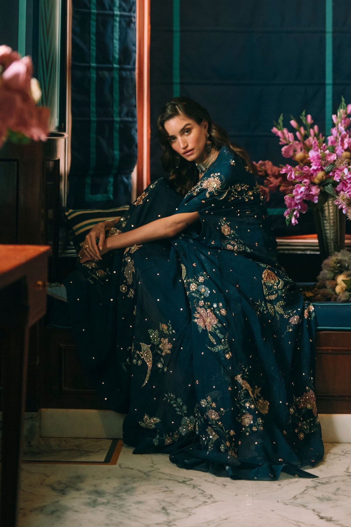 Rue Anarkali Cape Set