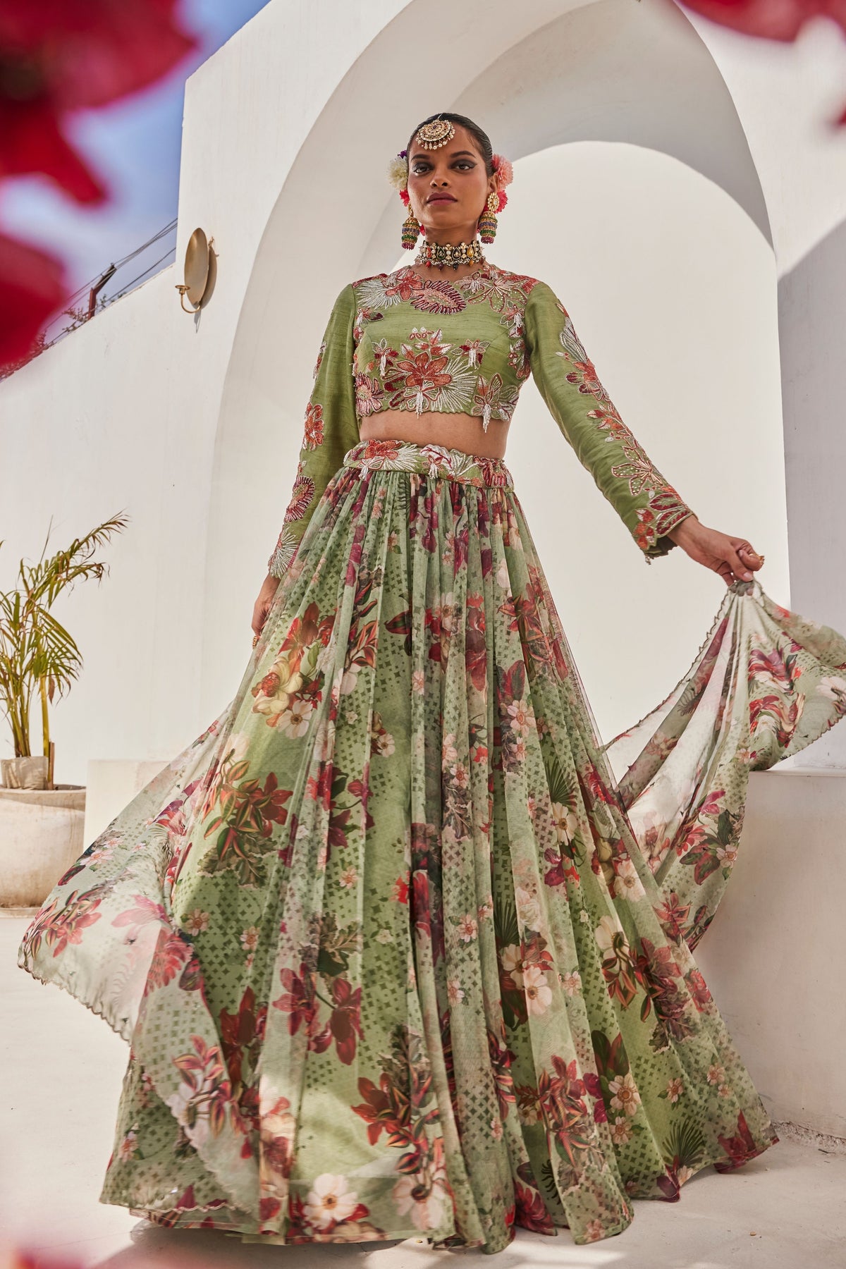 Sufi  Lehenga Set