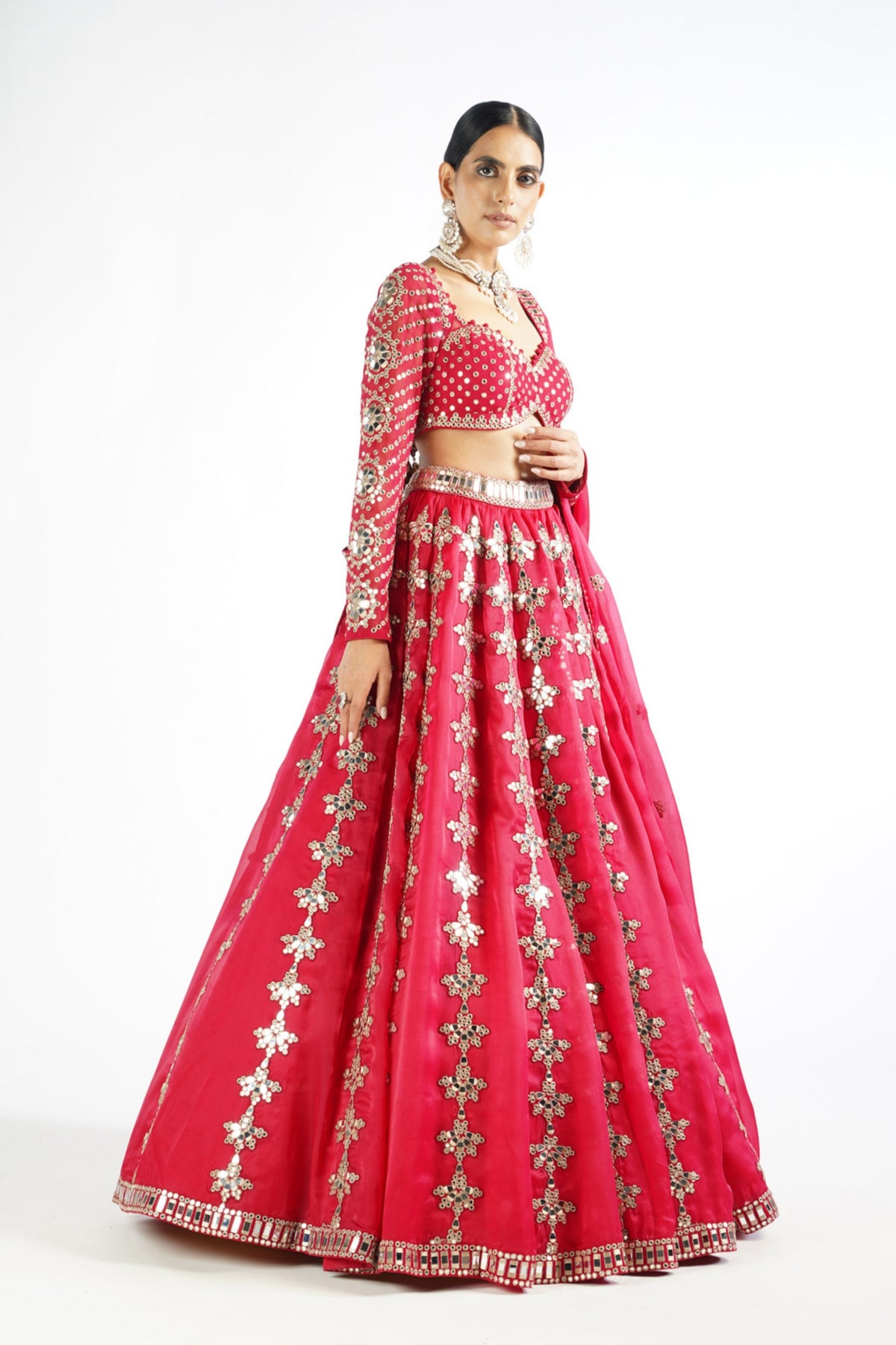 Chandelier Drop Lehenga Set