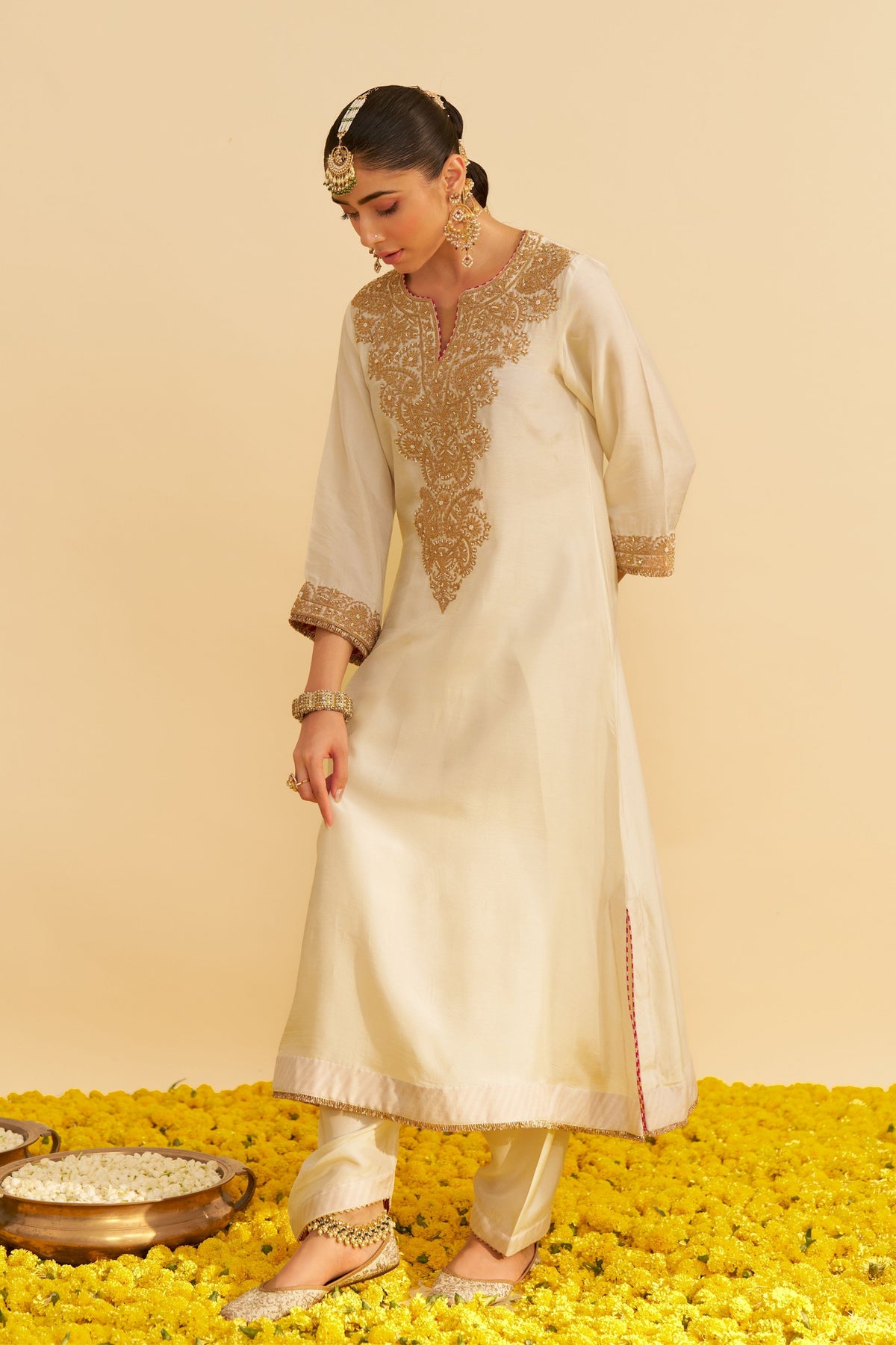 Hiba Ivory Salwar Set