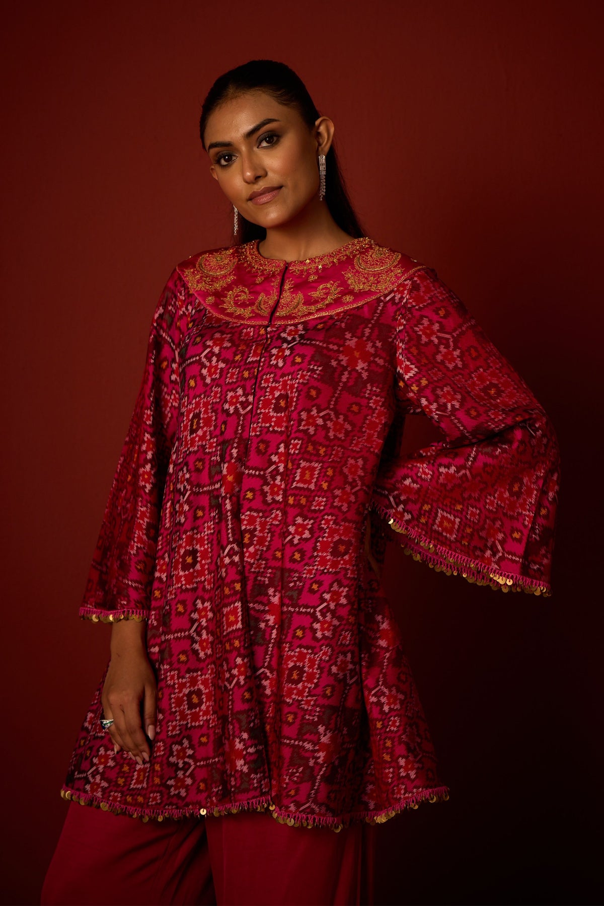 Patola Marodi Anarkali Tunic